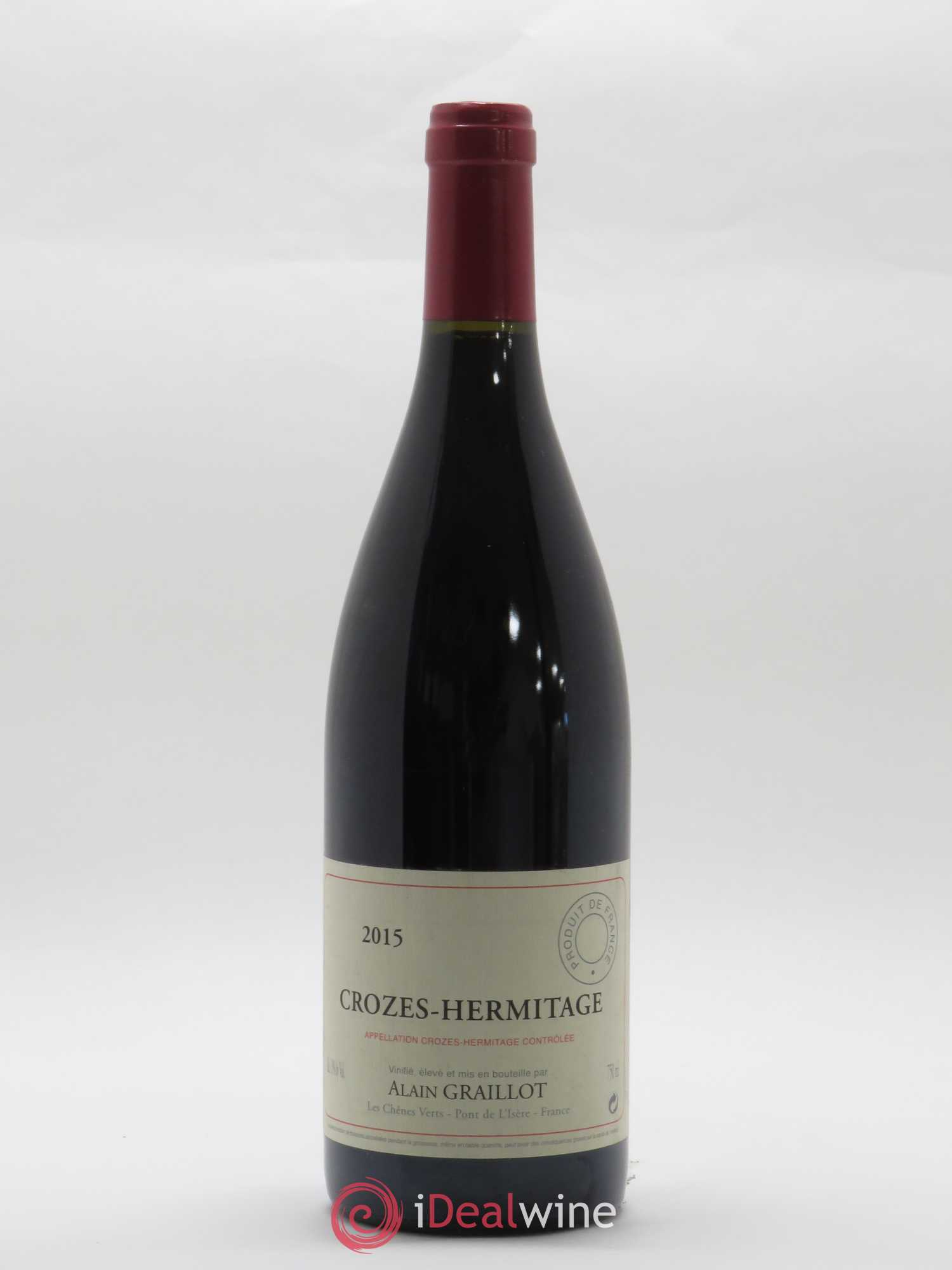 Crozes-Hermitage Domaine Graillot 2015 - Lot de 1 bouteille - 0