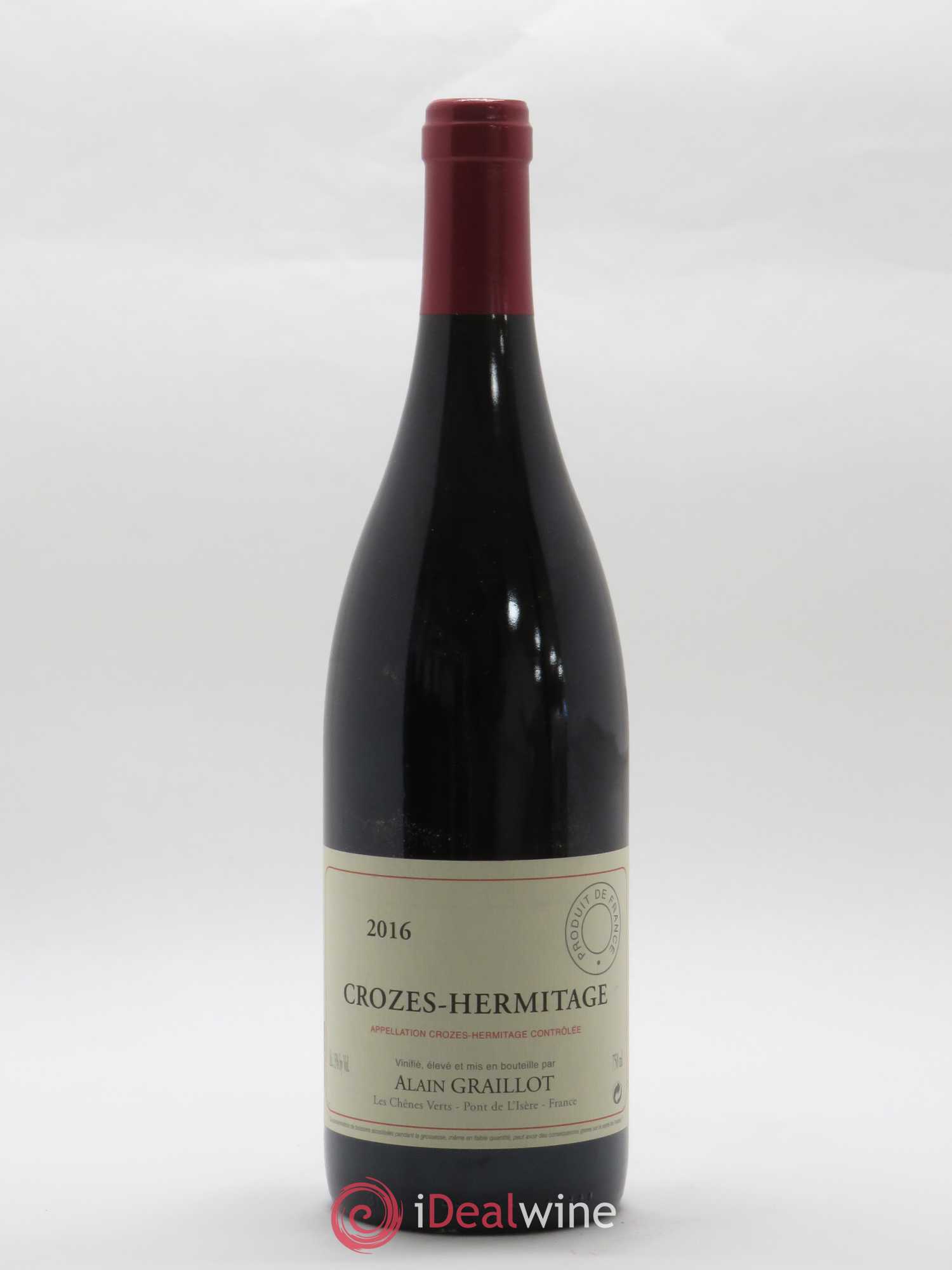 Crozes-Hermitage Domaine Graillot 2016 - Lot de 1 bouteille - 0