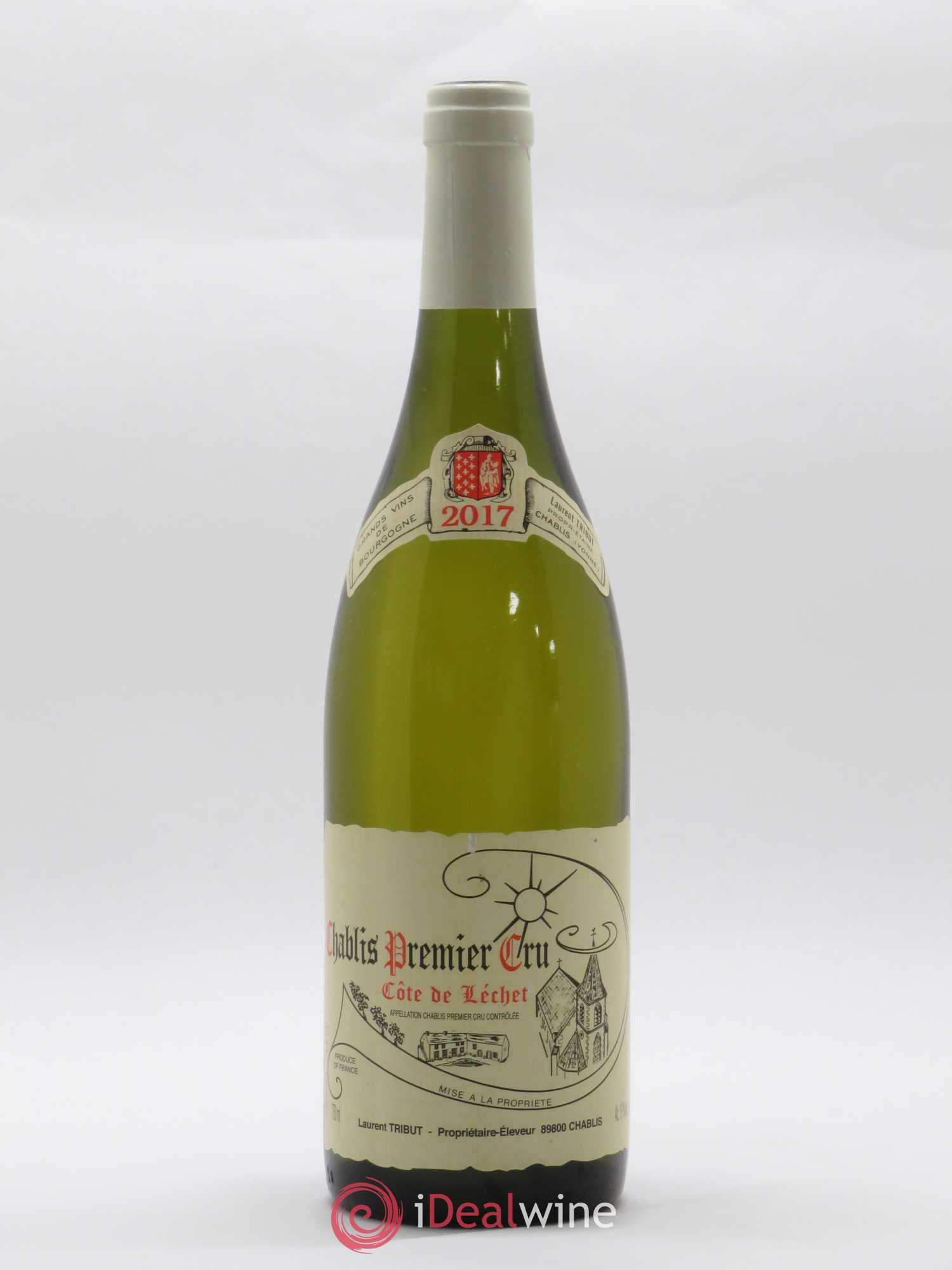 Chablis 1er Cru Côte de Lechet Laurent Tribut 2017 - Posten von 1 Flasche - 0