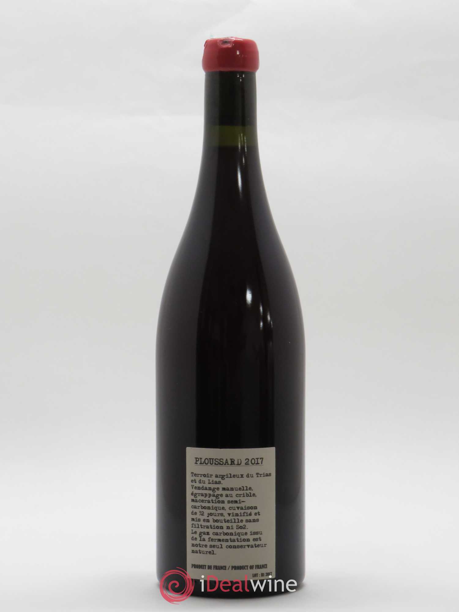 Arbois  Ploussard Adeline Houillon & Renaud Bruyère  (no reserve) 2017 - Lot of 1 bottle - 1