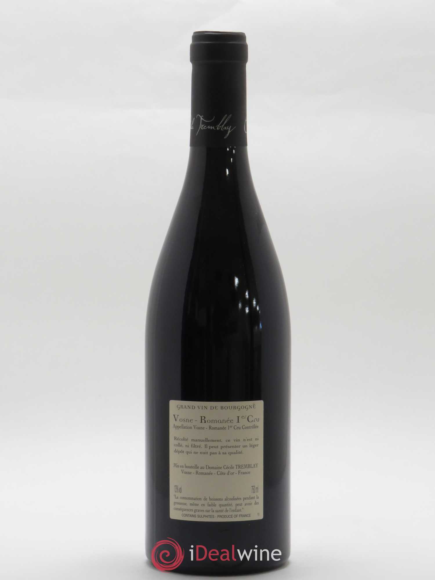 Vosne-Romanée 1er Cru Les Beaumonts (ou Beaux Monts) Cécile Tremblay  (sans prix de réserve) 2016 - Lot de 1 bouteille - 1