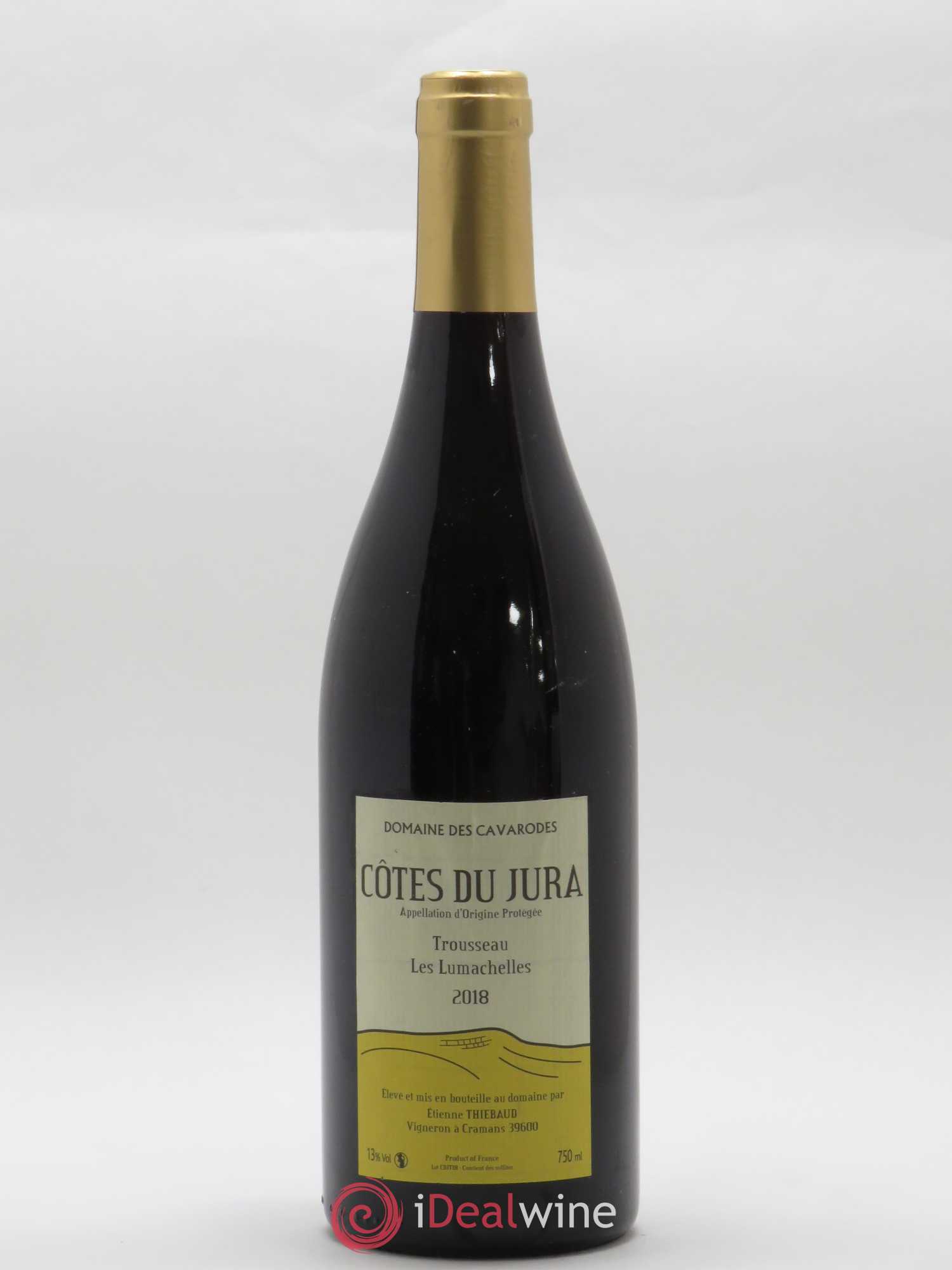 Côtes du Jura Trousseau les lumachelles Domaine des Cavarodes 2018 - Posten von 1 Flasche - 0
