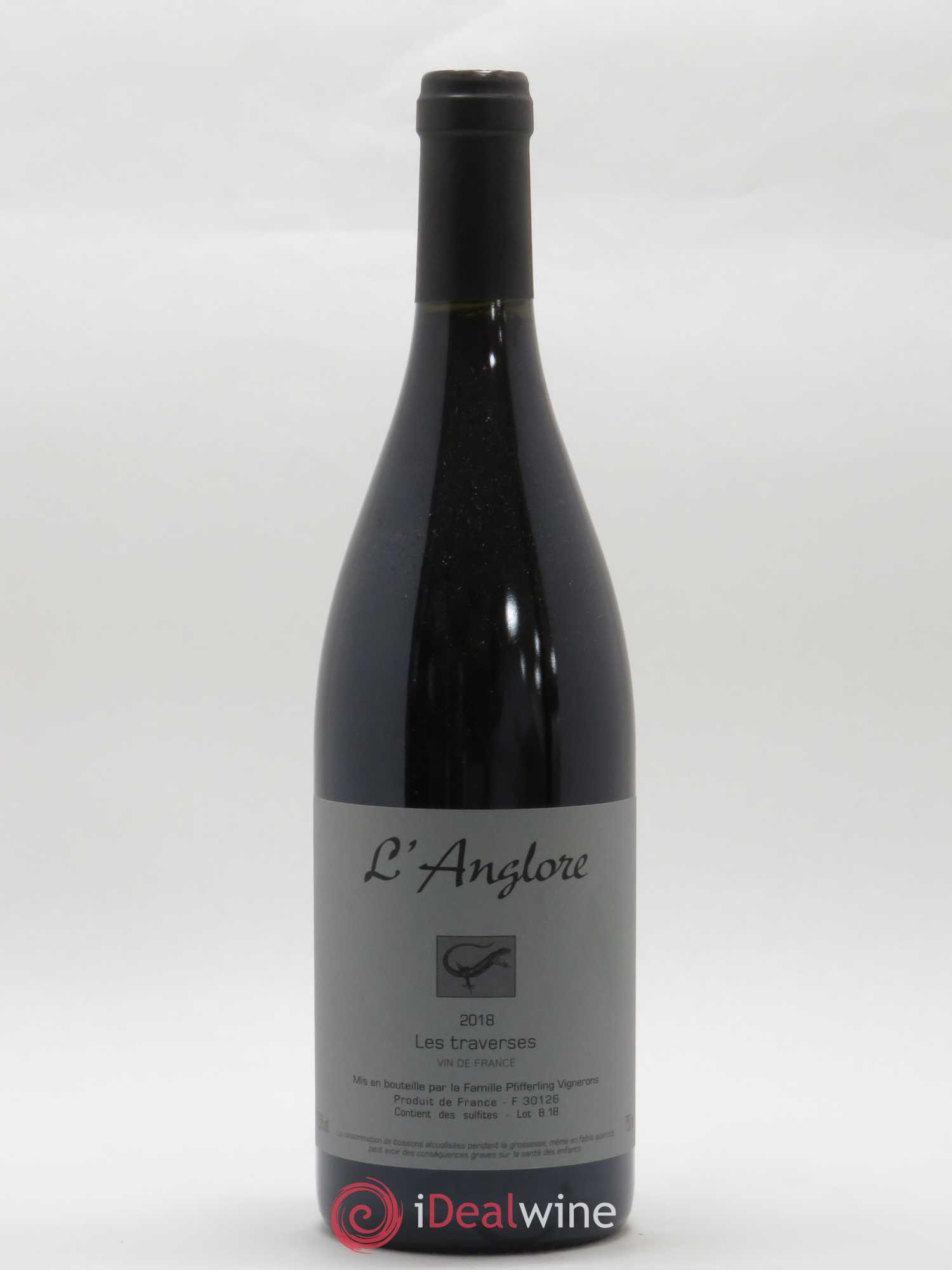 Vin de France Les Traverses L'Anglore (sans prix de réserve) 2018 - Lot de 1 bouteille - 0