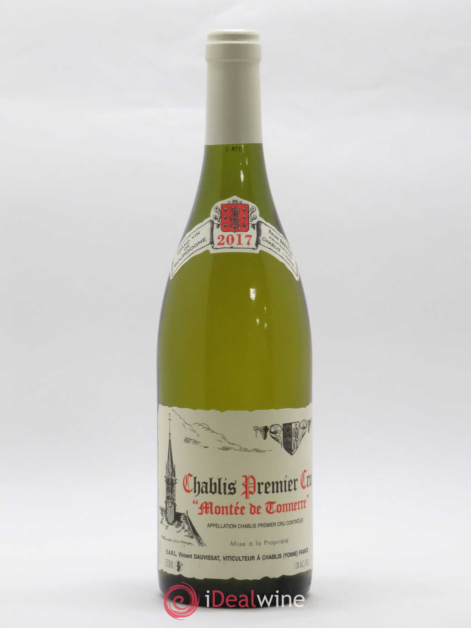 Chablis 1er Cru Montée de Tonnerre Vincent Dauvissat (Domaine) 2017 - Lot de 1 bouteille - 0