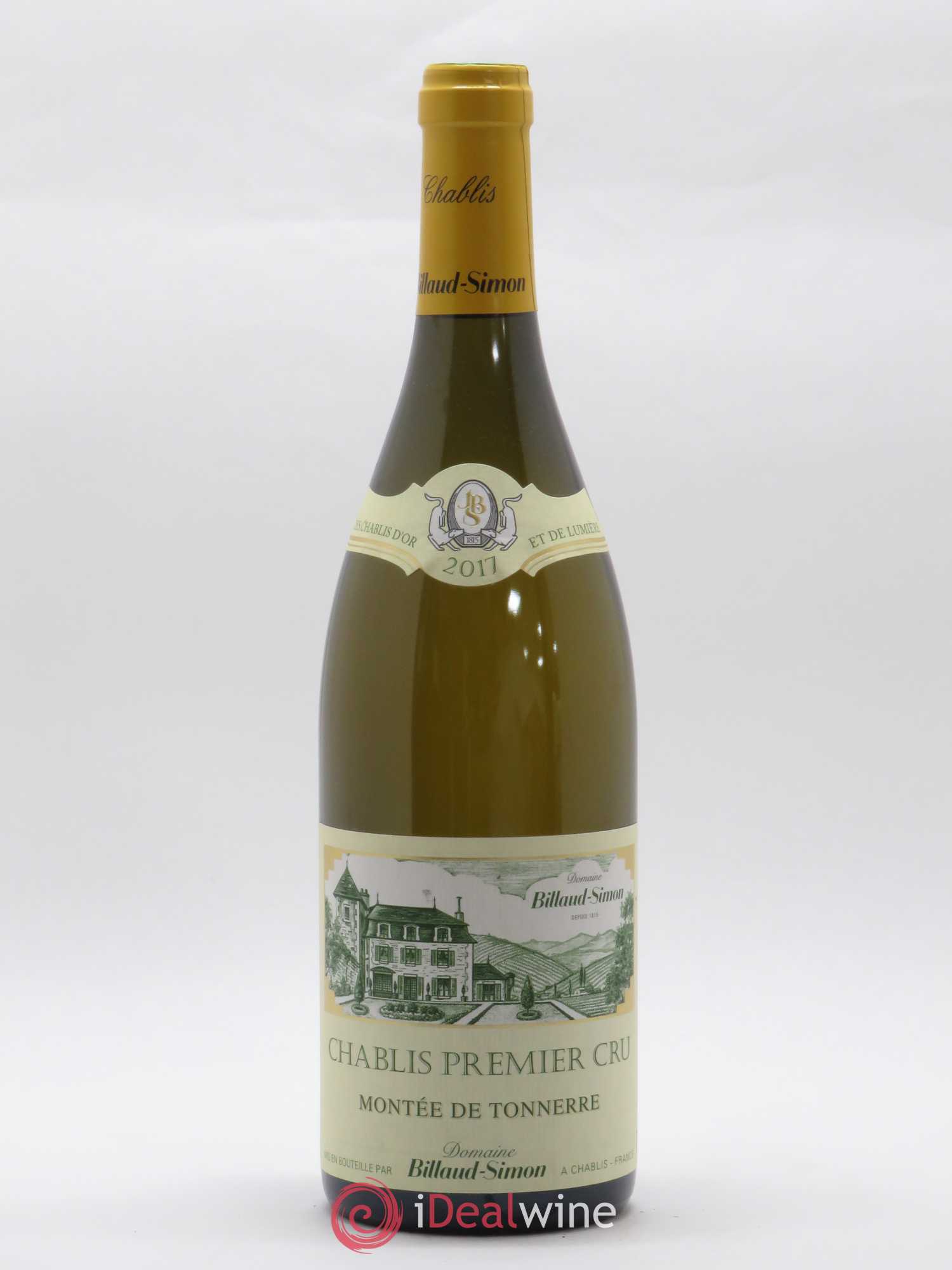 Chablis 1er Cru Montée de Tonnerre Billaud-Simon (Domaine) 2017 - Lot de 1 bouteille - 0