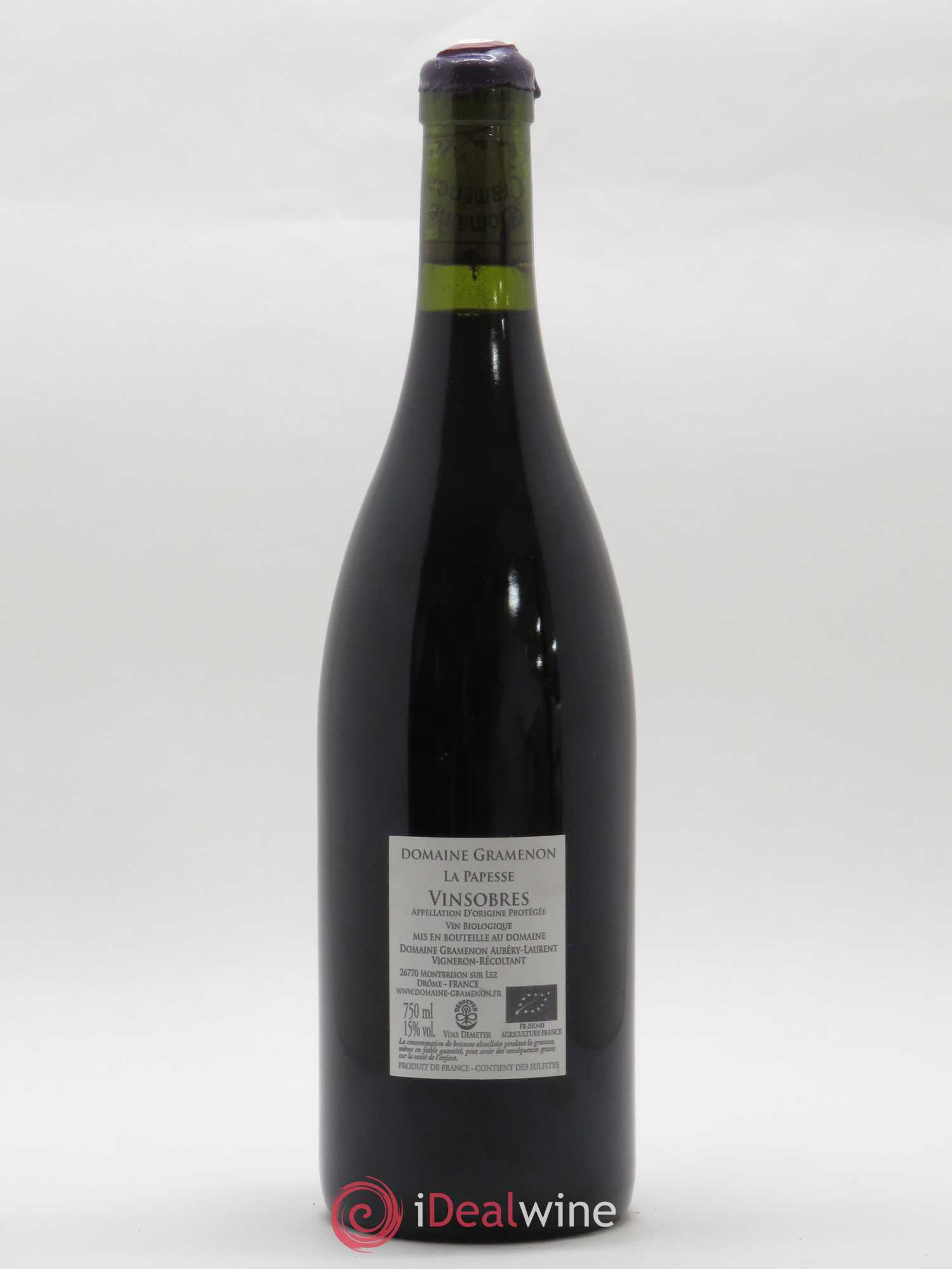 Vinsobres La Papesse Gramenon (Domaine) 2015 - Posten von 1 Flasche - 1