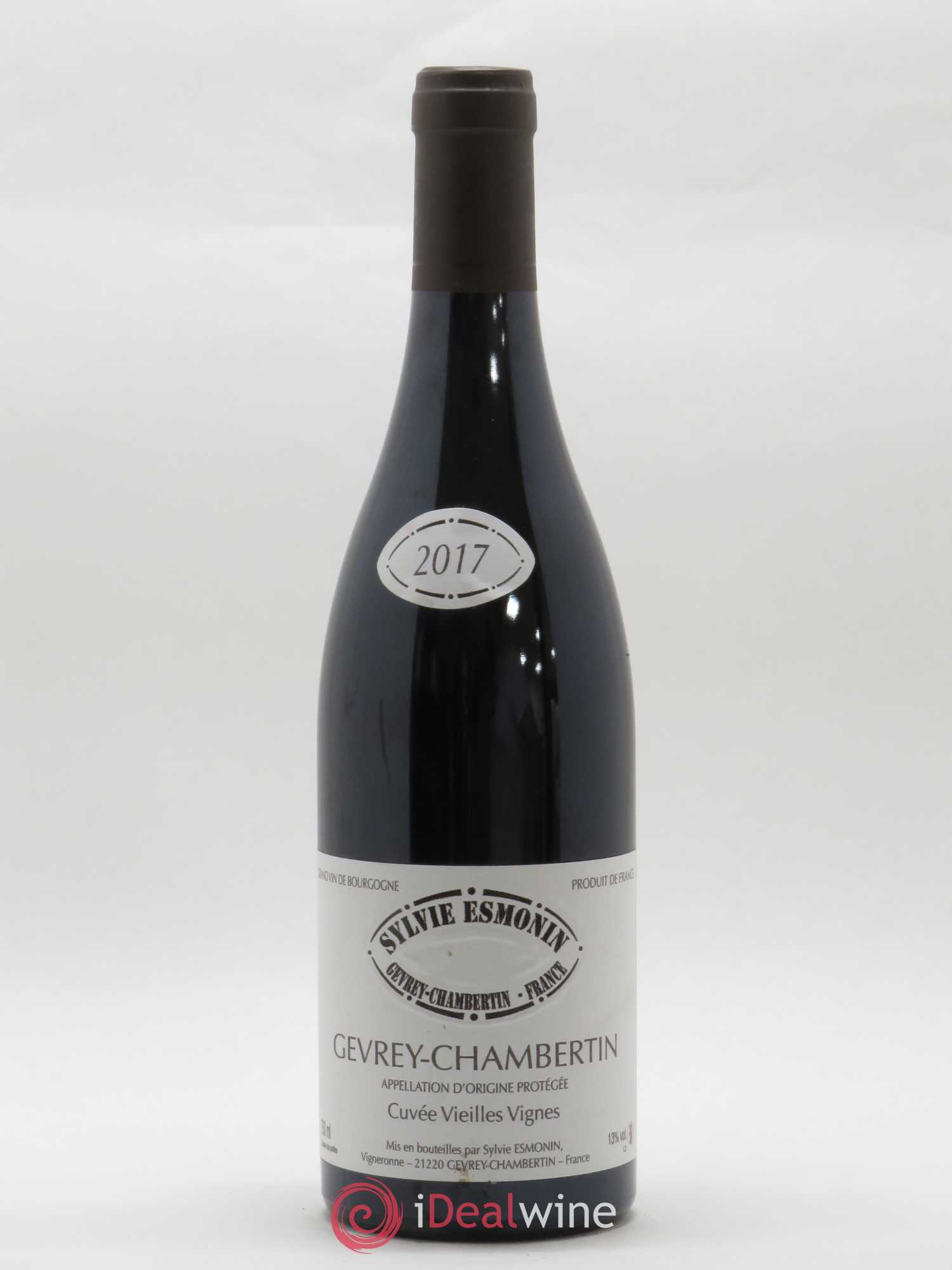 Gevrey-Chambertin Vieilles Vignes Sylvie Esmonin 2017 - Lot de 1 bouteille - 0