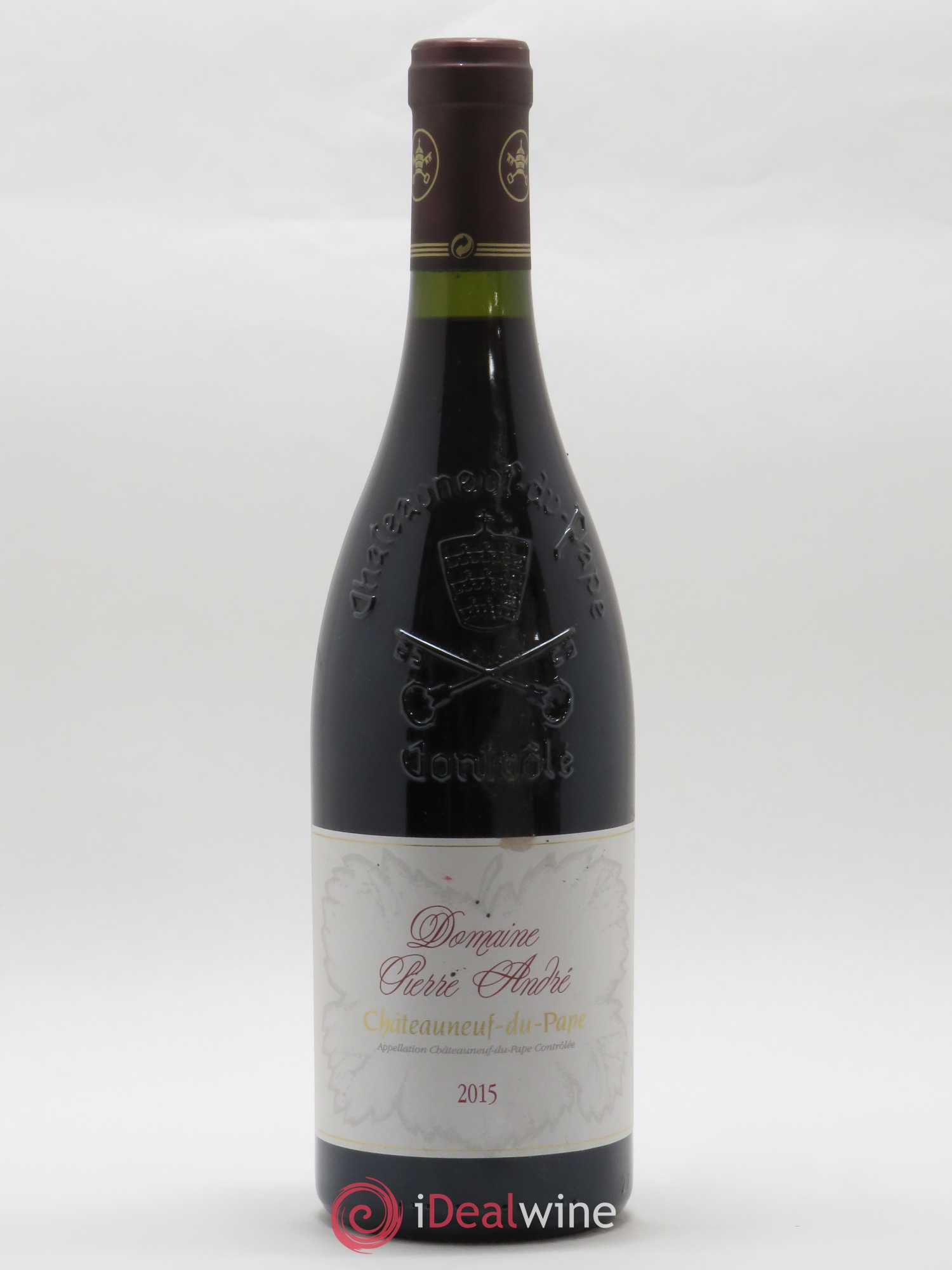 Châteauneuf-du-Pape Pierre André (Domaine) 2015 - Lot de 1 bouteille - 0