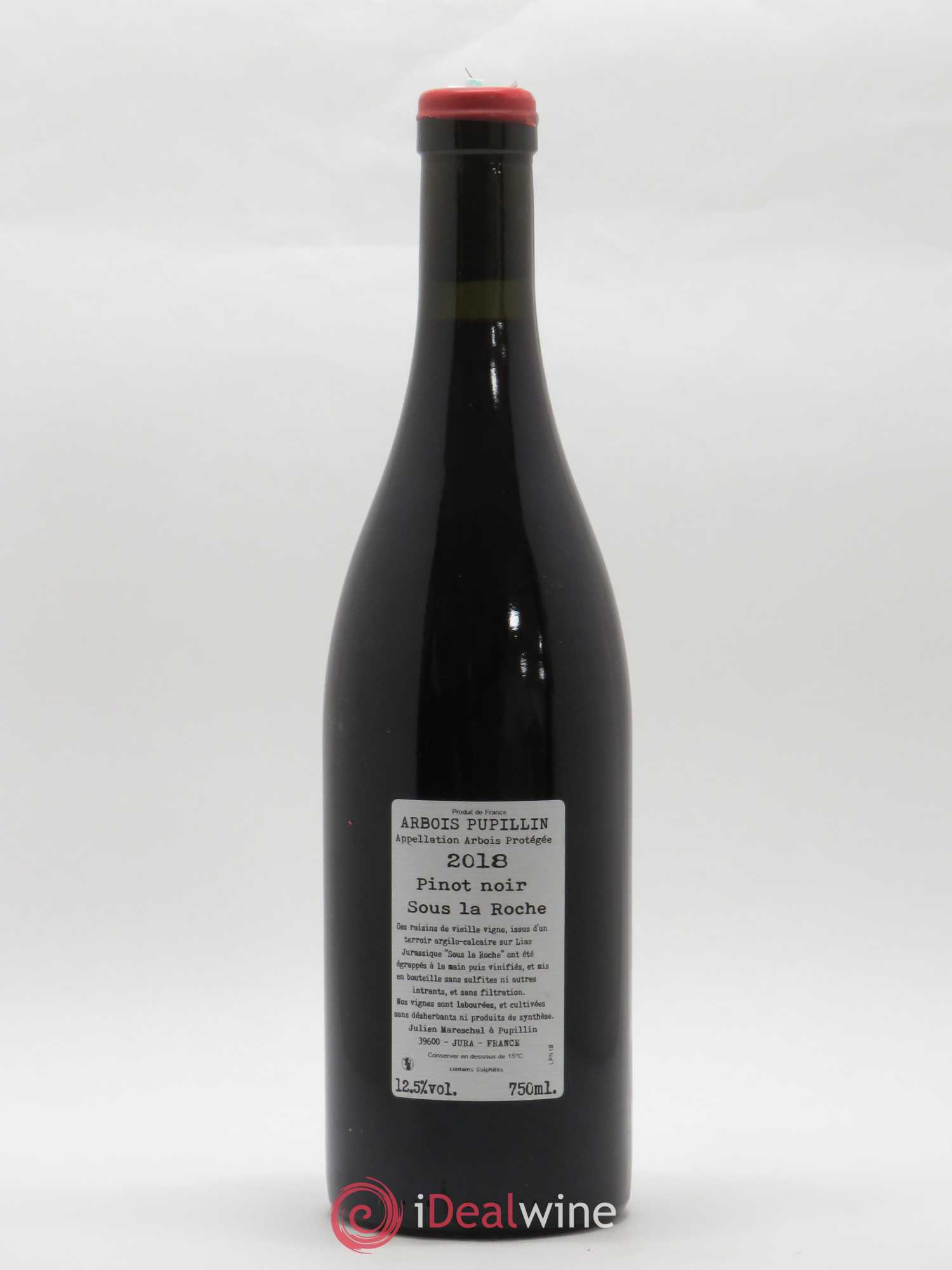 Arbois Pupillin Pinot noir Sous la Roche Domaine de La Borde 2018 - Posten von 1 Flasche - 1
