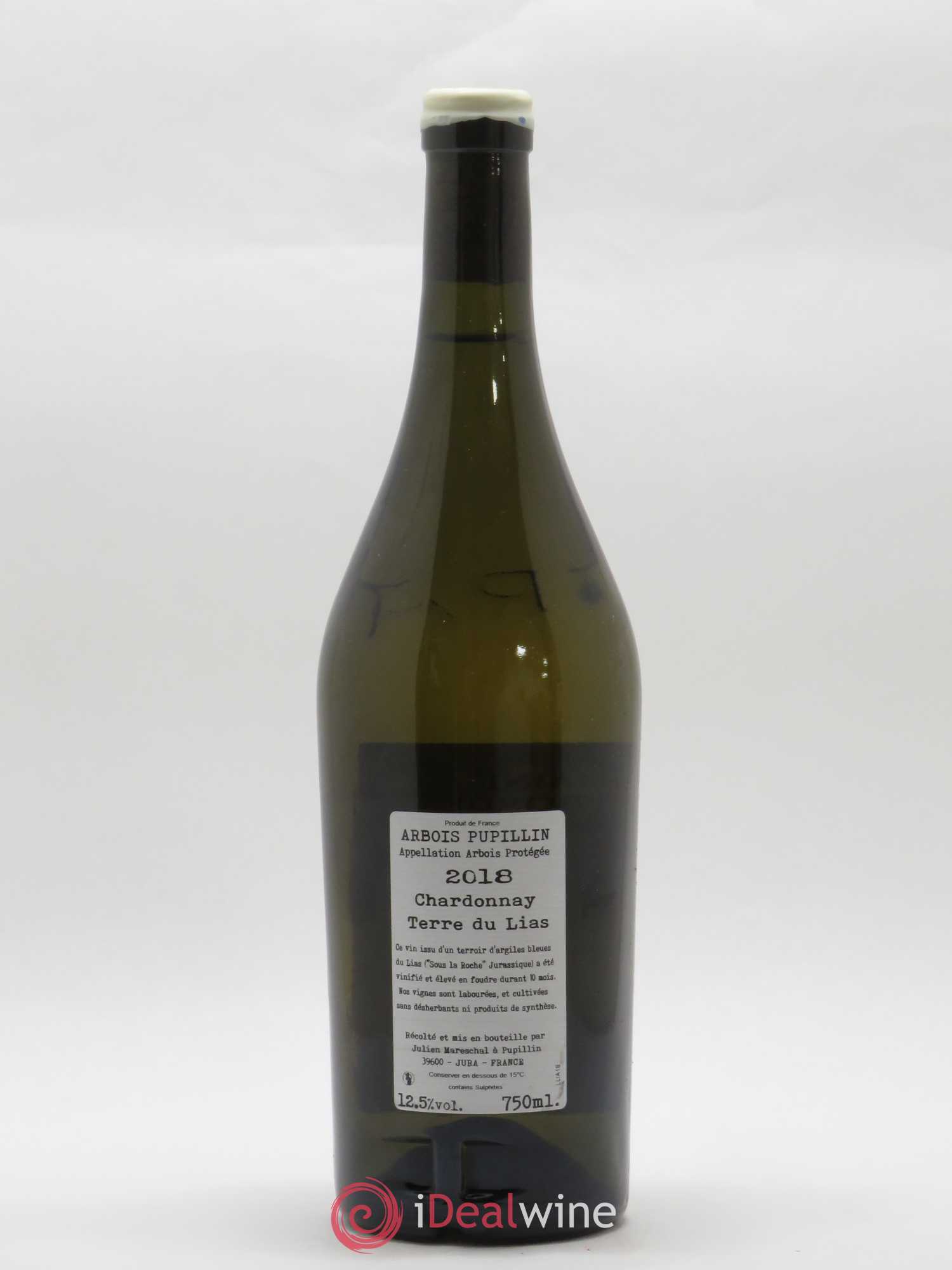 Arbois Pupillin Chardonnay Terre de Lias Domaine de La Borde 2018 - Posten von 1 Flasche - 1