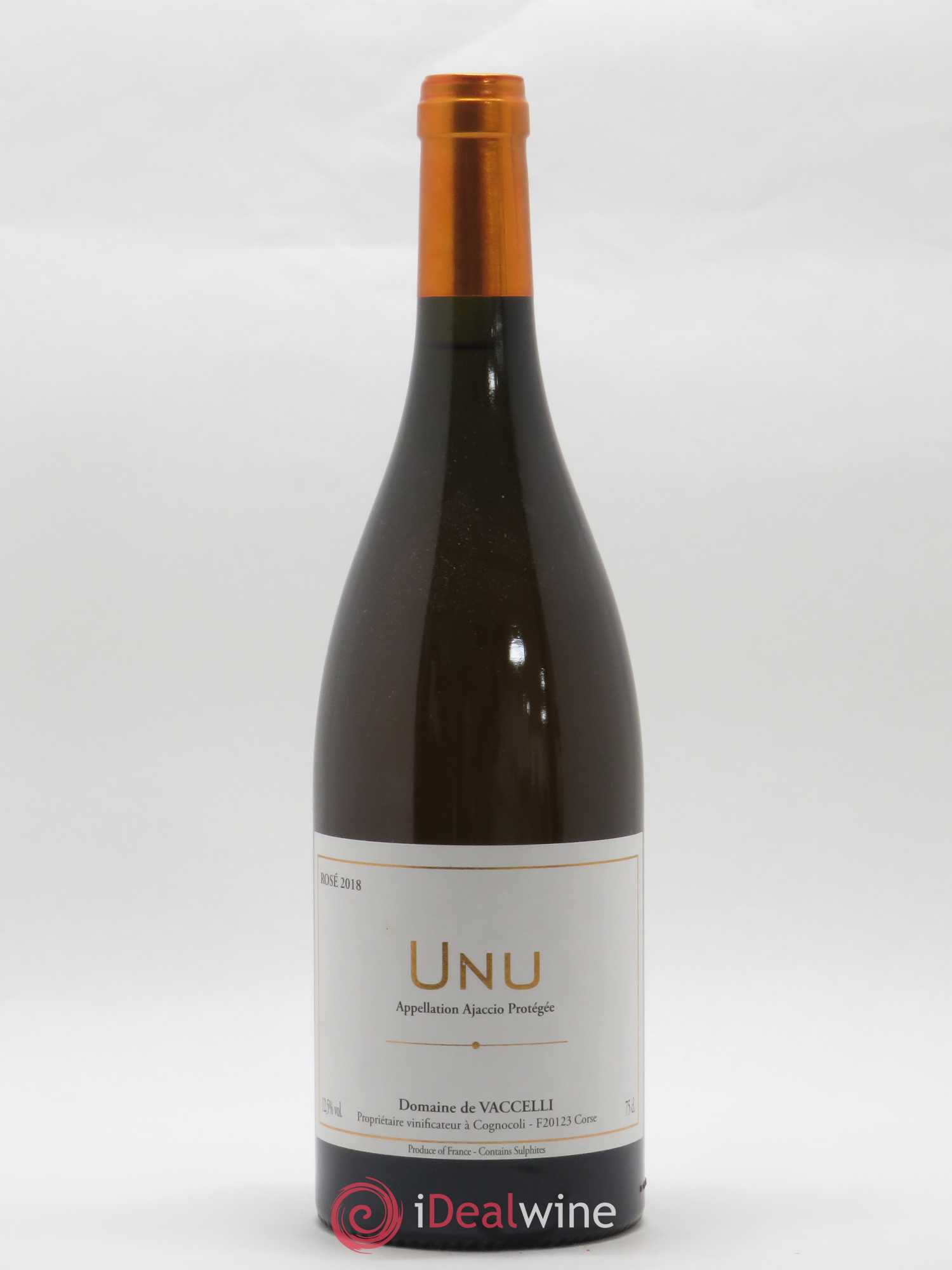 Ajaccio Domaine Vaccelli Unu 2018 - Posten von 1 Flasche - 0