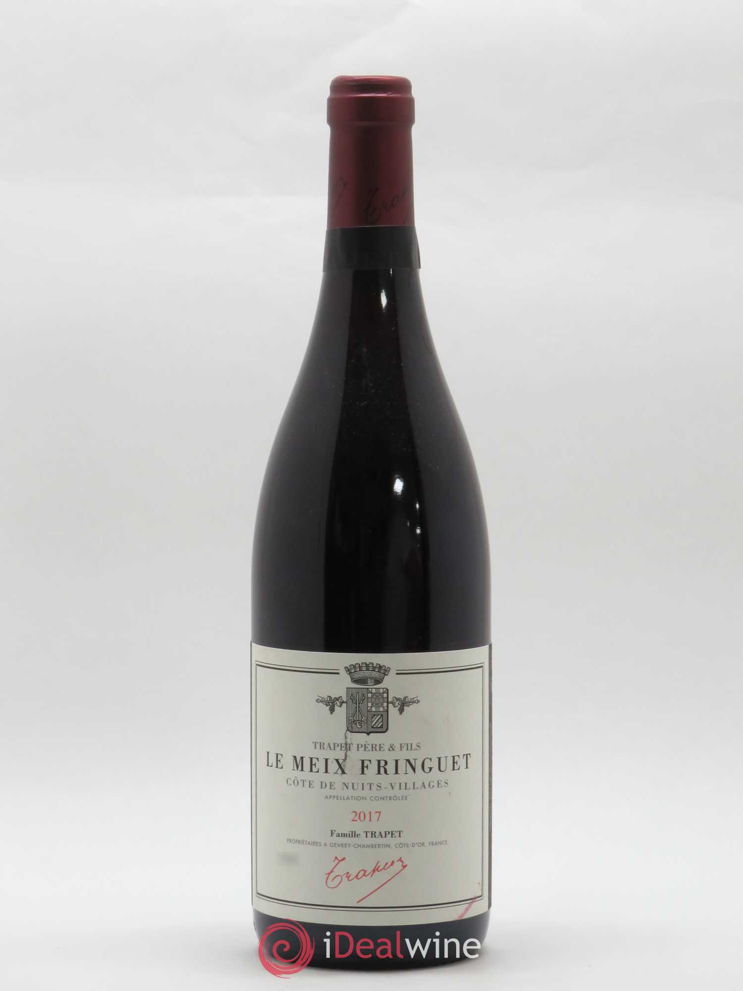 Côte de Nuits-Villages Le Meix Fringuet Domaine Trapet 2017 - Lot de 1 bouteille - 0
