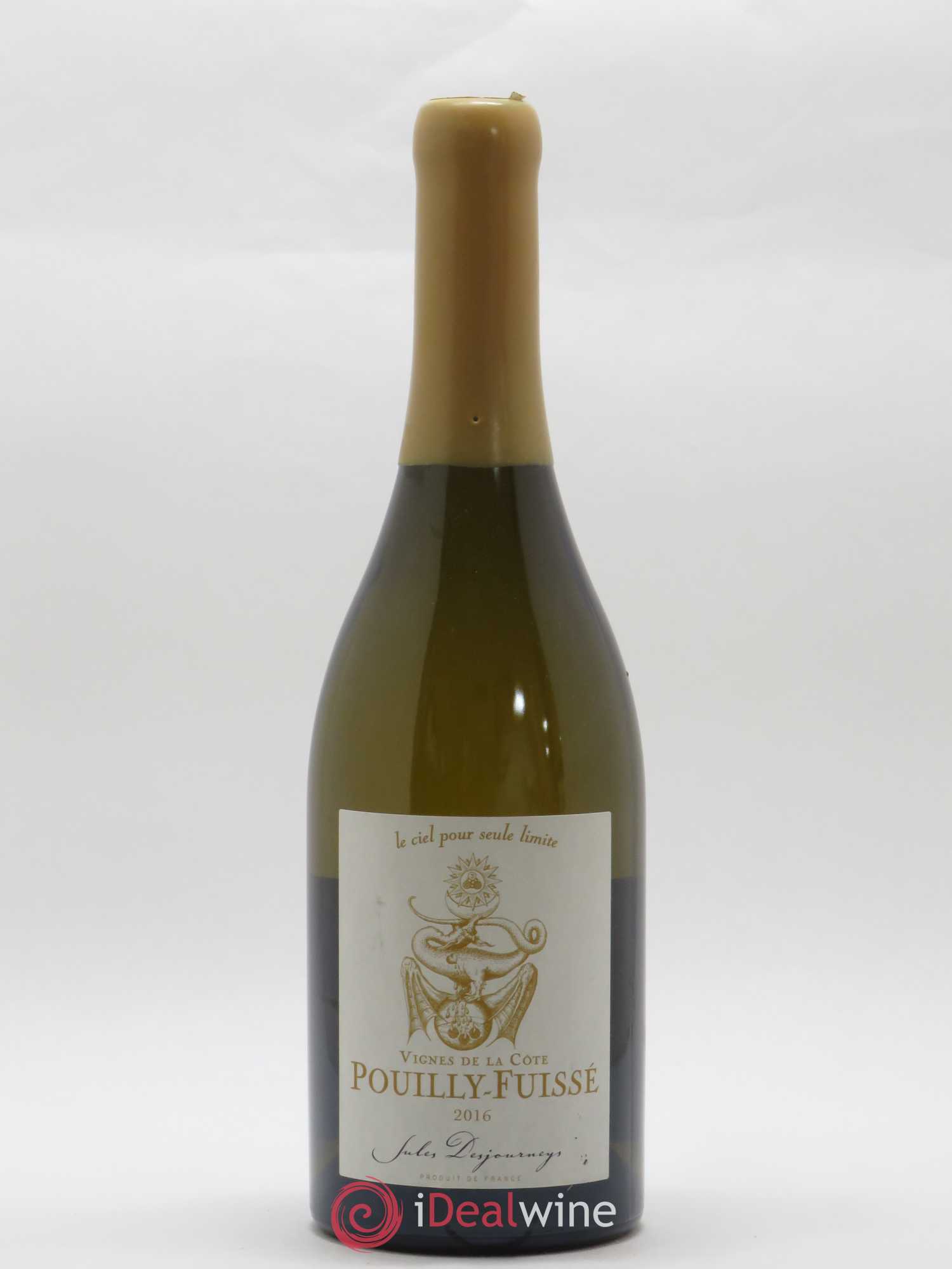 Pouilly-Fuissé Vignes de la Côte Jules Desjourneys 2016 - Lot de 1 bouteille - 0