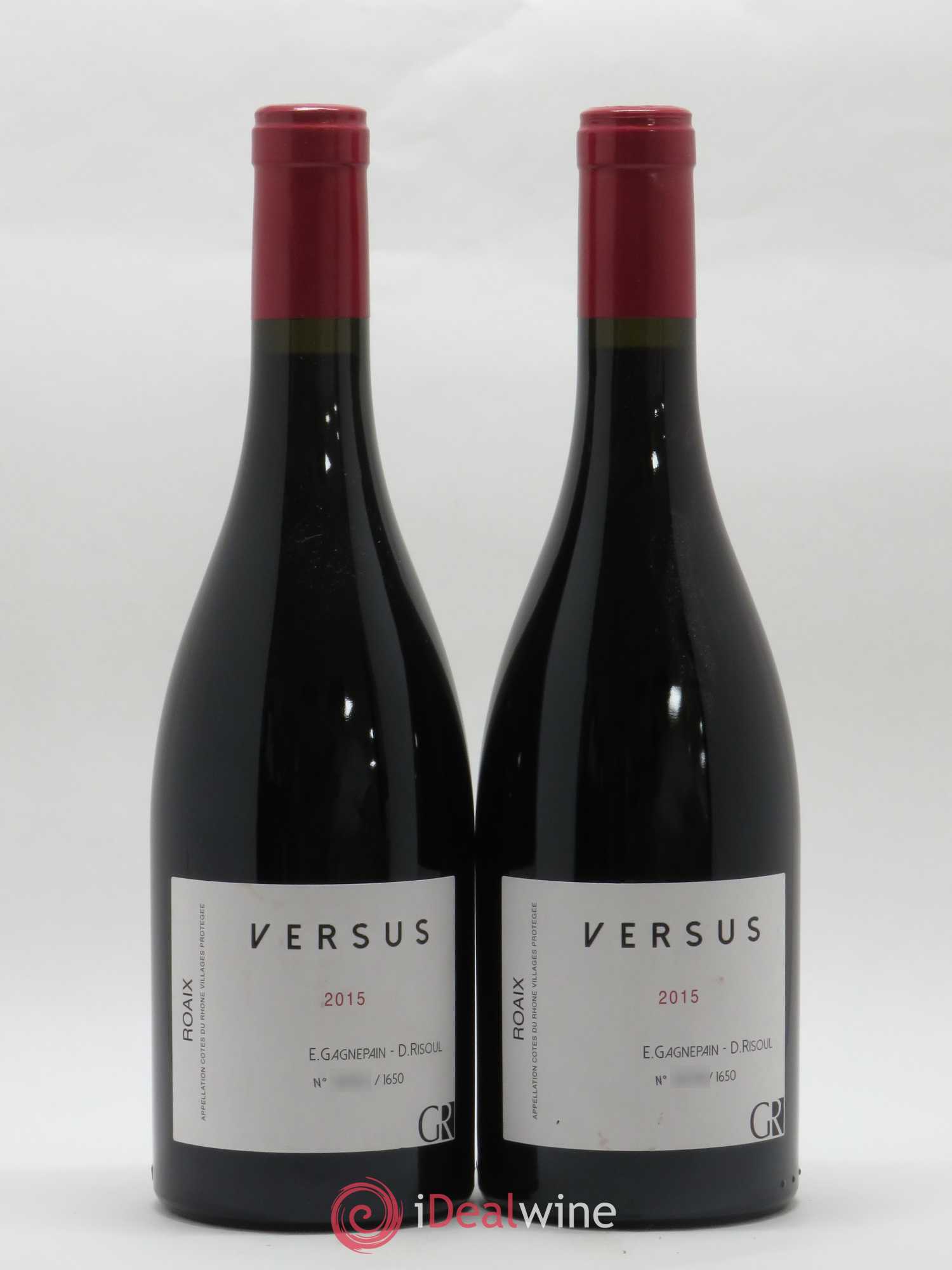 Côtes-du-Rhône Villages Roaix Gagnepain Risoul Versus 2015 - Lot de 2 bouteilles - 0