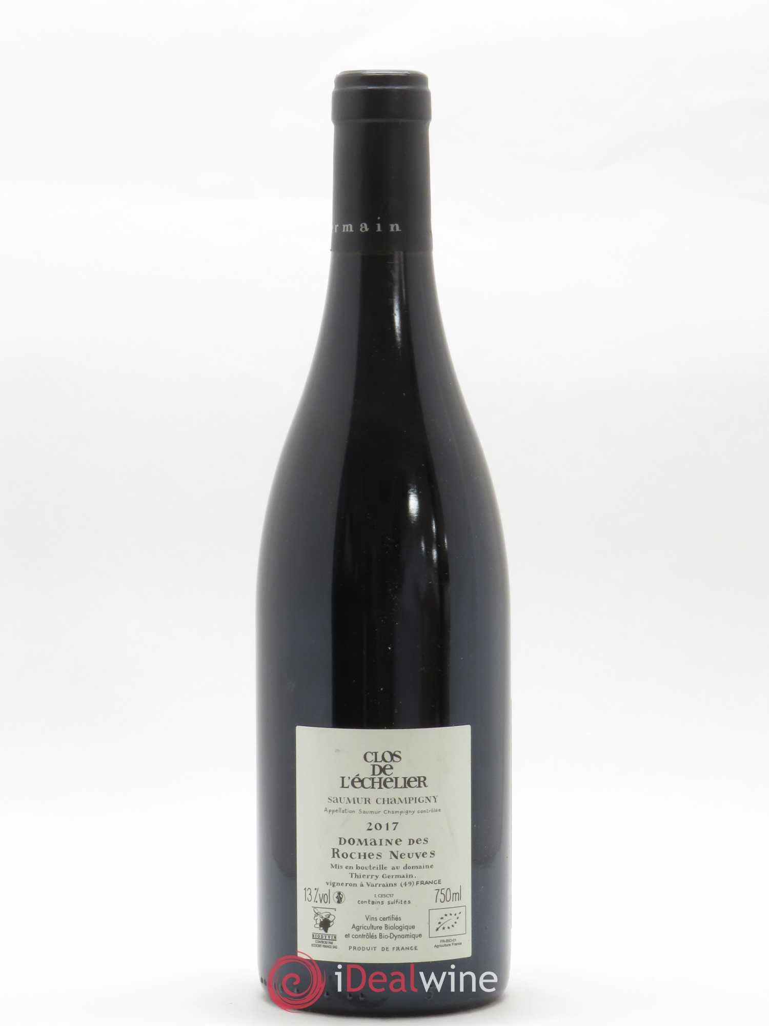 Saumur-Champigny Clos de l'Echelier Domaine des Roches Neuves - Thierry Germain 2017 - Lot de 1 bouteille - 1