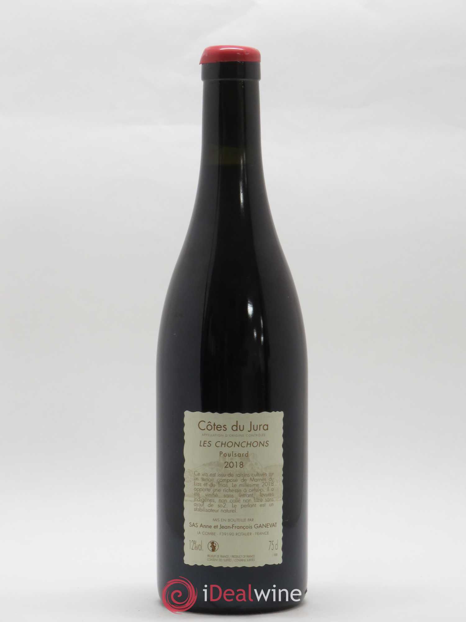 Côtes du Jura Les Chonchons Anne et Jean François Ganevat 2018 - Lot de 1 bouteille - 1