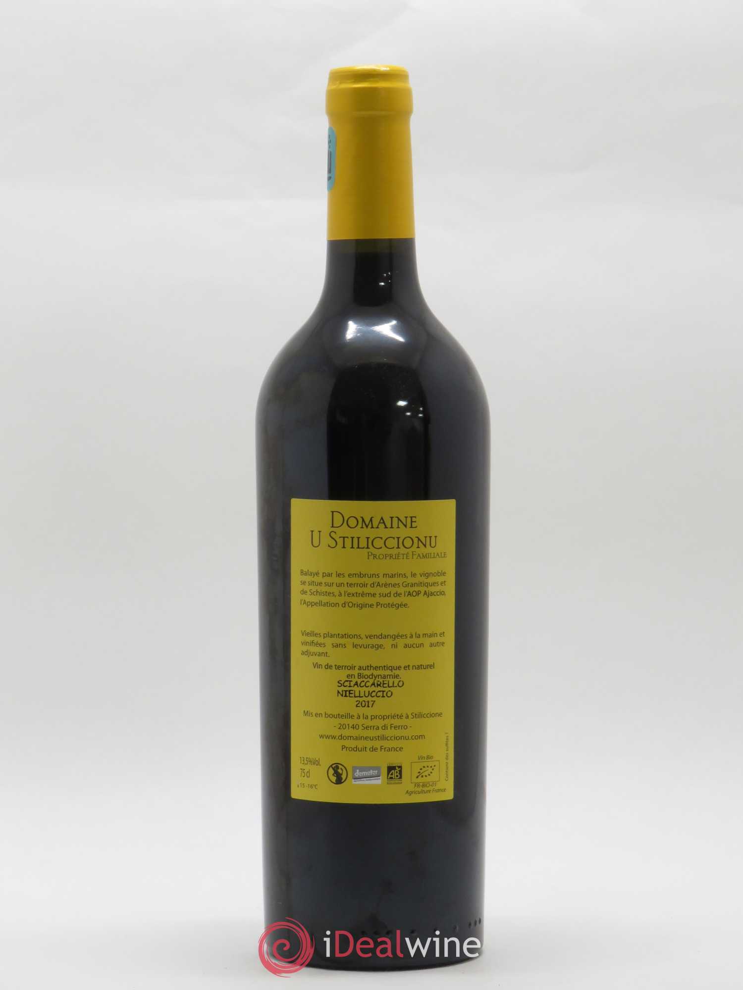 Vin de Corse Sottu Scala U Stiliccionnu Sciaccarello Nielluccio 2017 - Lot de 1 bouteille - 1