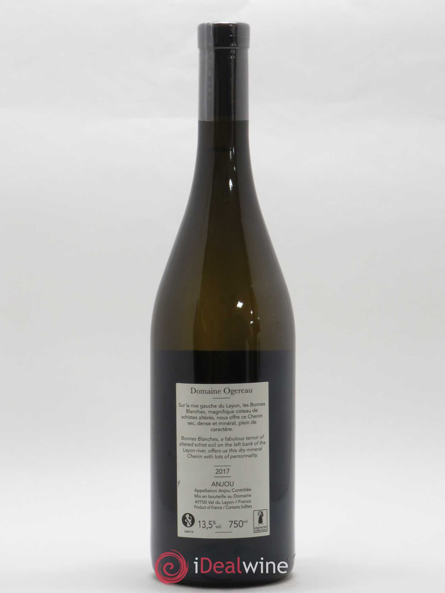 Anjou Les Bonnes Blanches Ogereau 2017 - Posten von 1 Flasche - 1