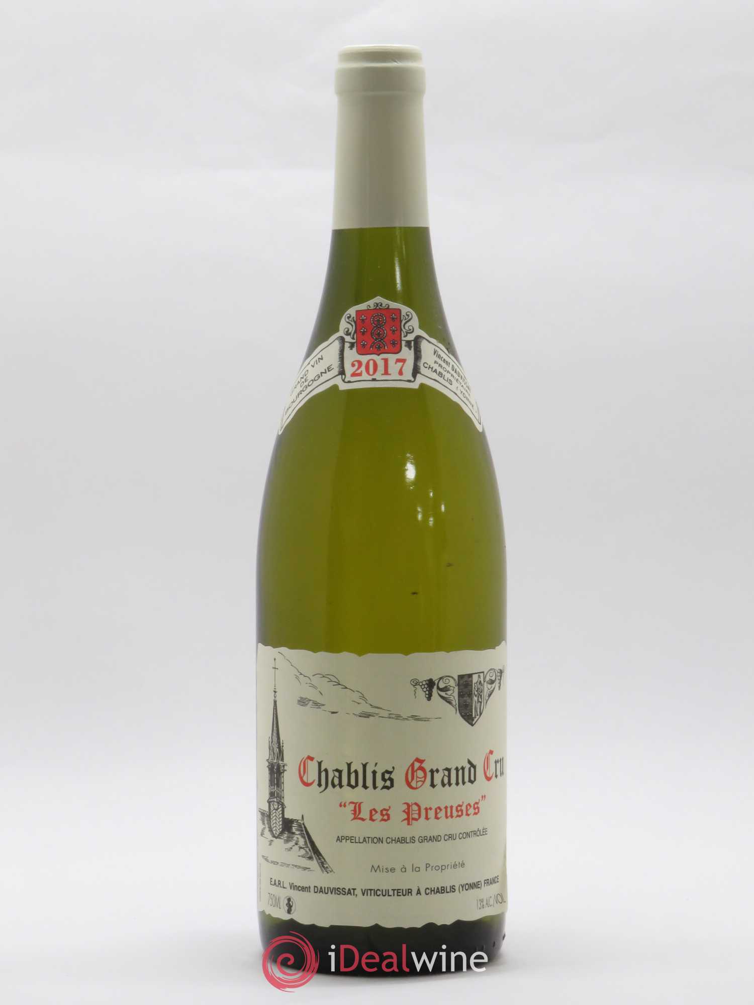 Chablis Grand Cru Les Preuses Vincent Dauvissat (Domaine) 2017 - Lot de 1 bouteille - 0