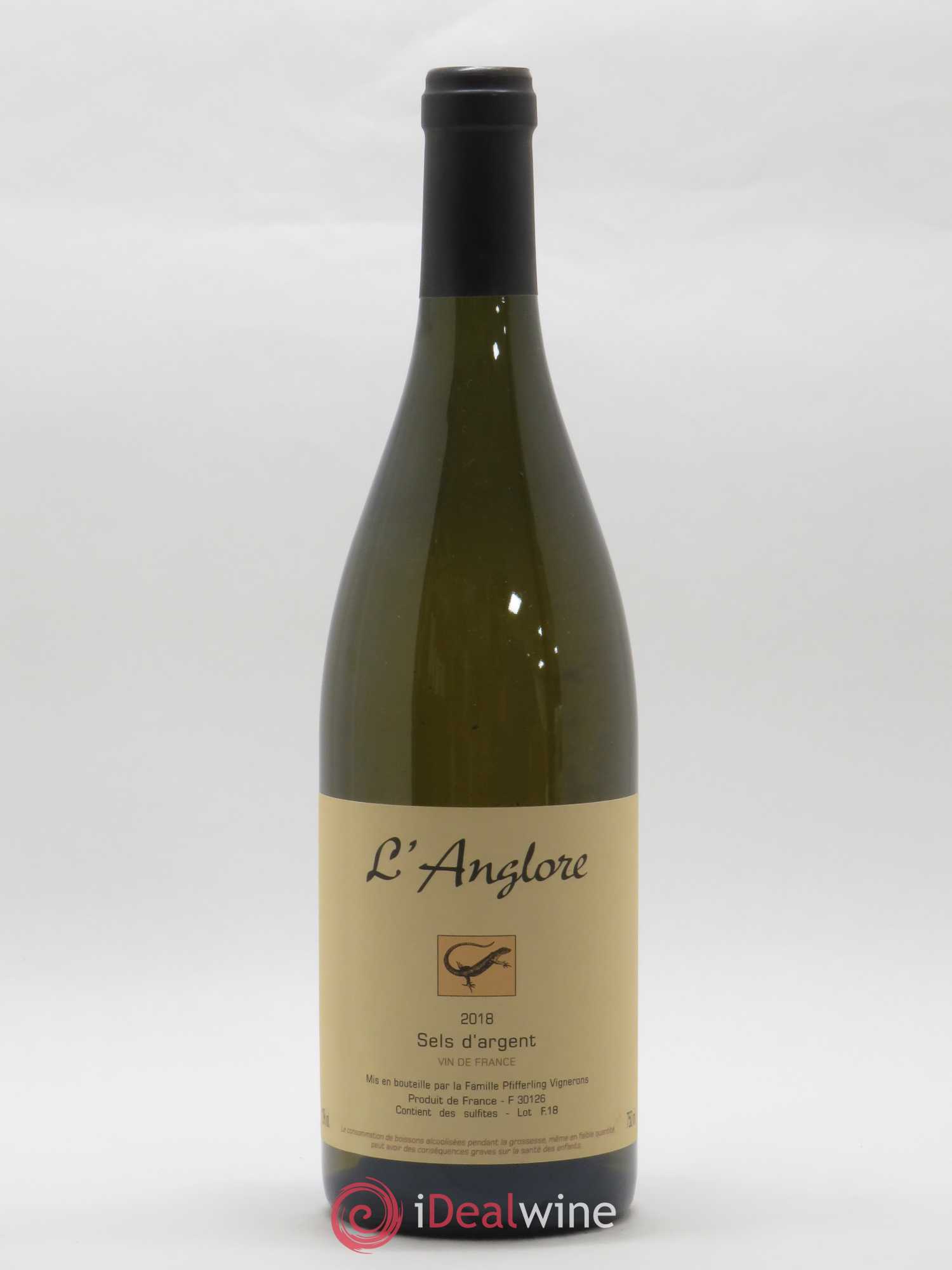 Vin de France Sels d'argent L'Anglore 2018 - Lot de 1 bouteille - 0