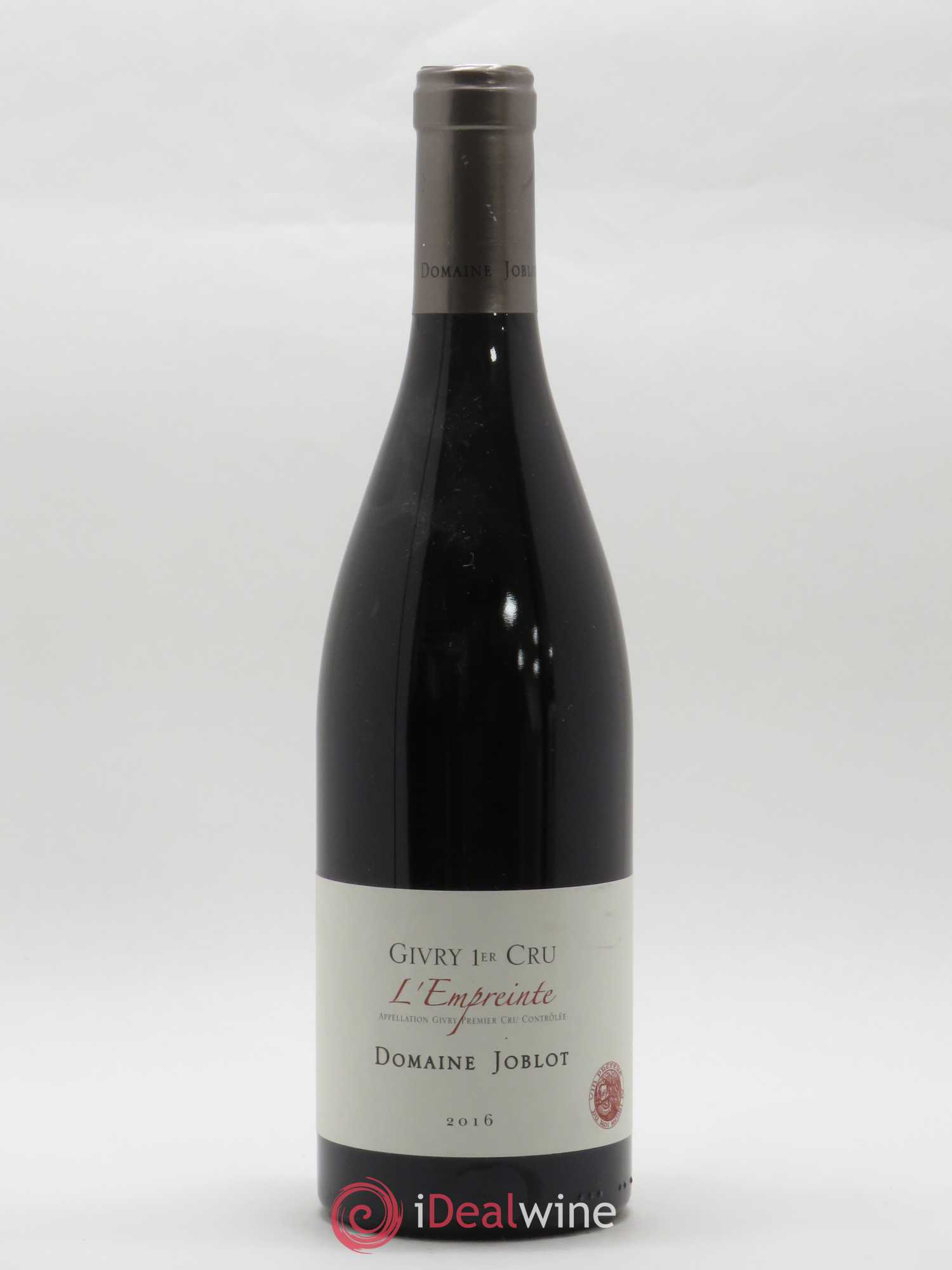 Givry 1er Cru L'Empreinte Joblot (Domaine) 2016 - Lot de 1 bouteille - 0
