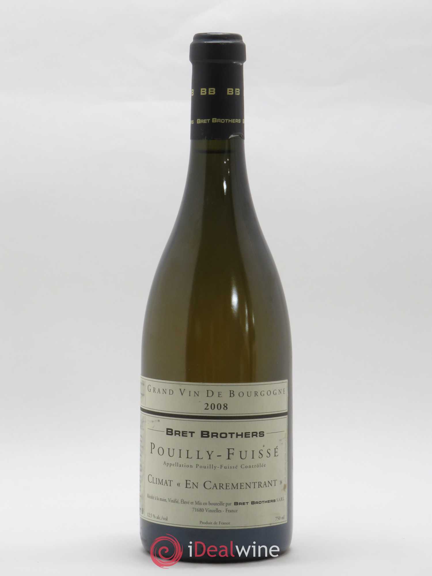 Pouilly-Fuissé En Carementrant Bret Brothers 2008 - Lot de 1 bouteille - 0
