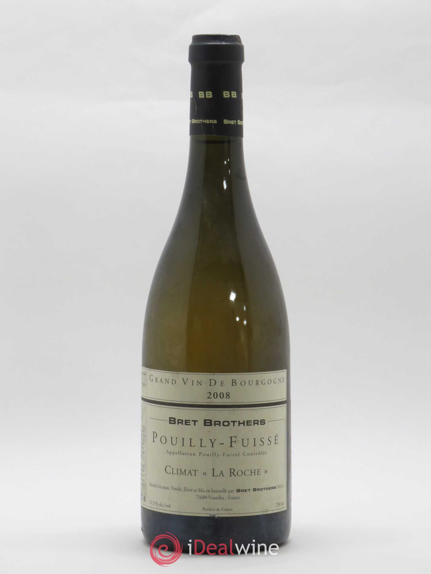 Pouilly-Fuissé La Roche Bret Brothers 2008 - Lot de 1 bouteille - 0