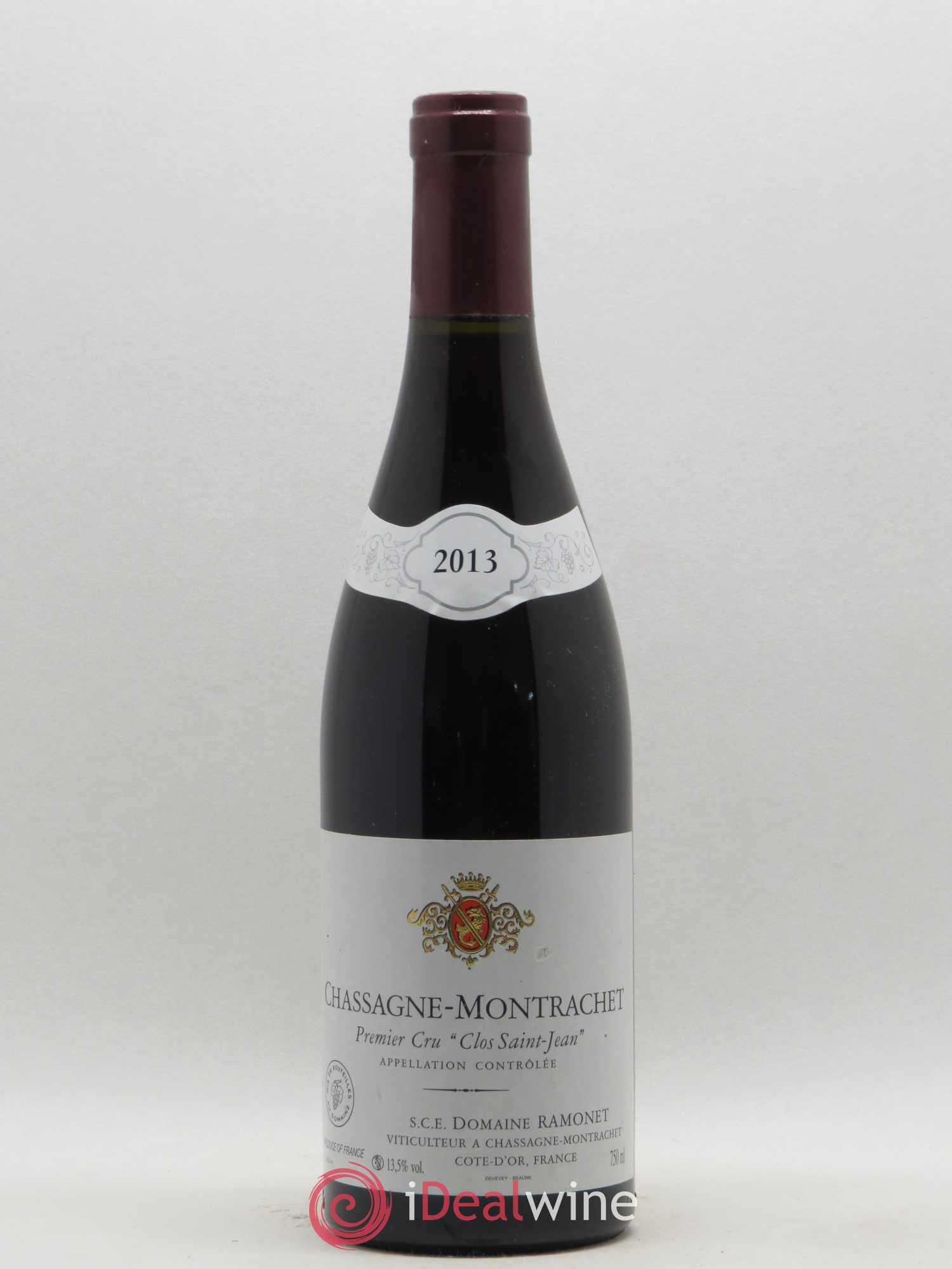 Chassagne-Montrachet 1er Cru Clos Saint-Jean Ramonet (Domaine) 2013 - Lot de 1 bouteille - 0