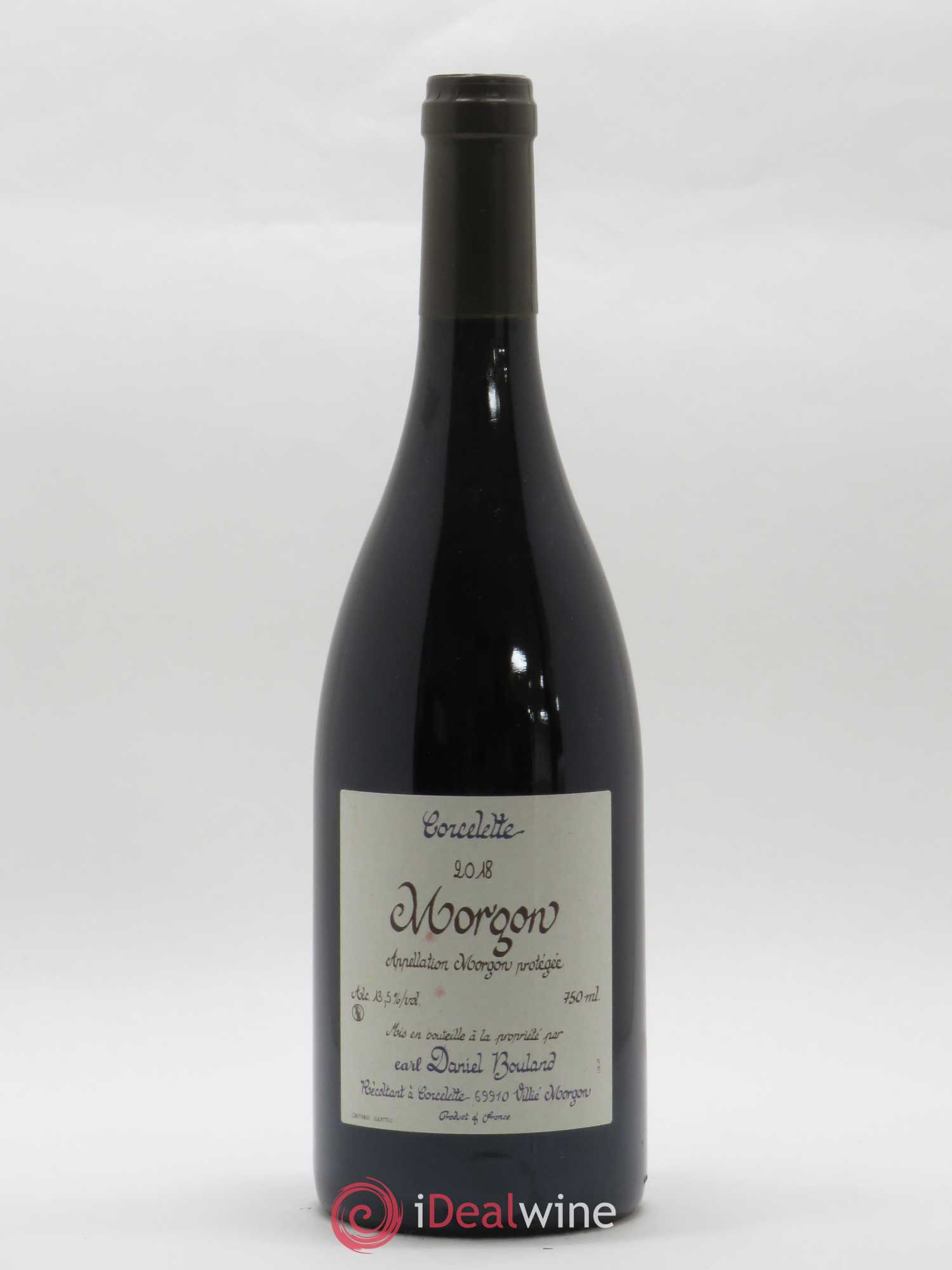 Morgon Corcelette Daniel Bouland (Domaine) 2018 - Lot de 1 bouteille - 0