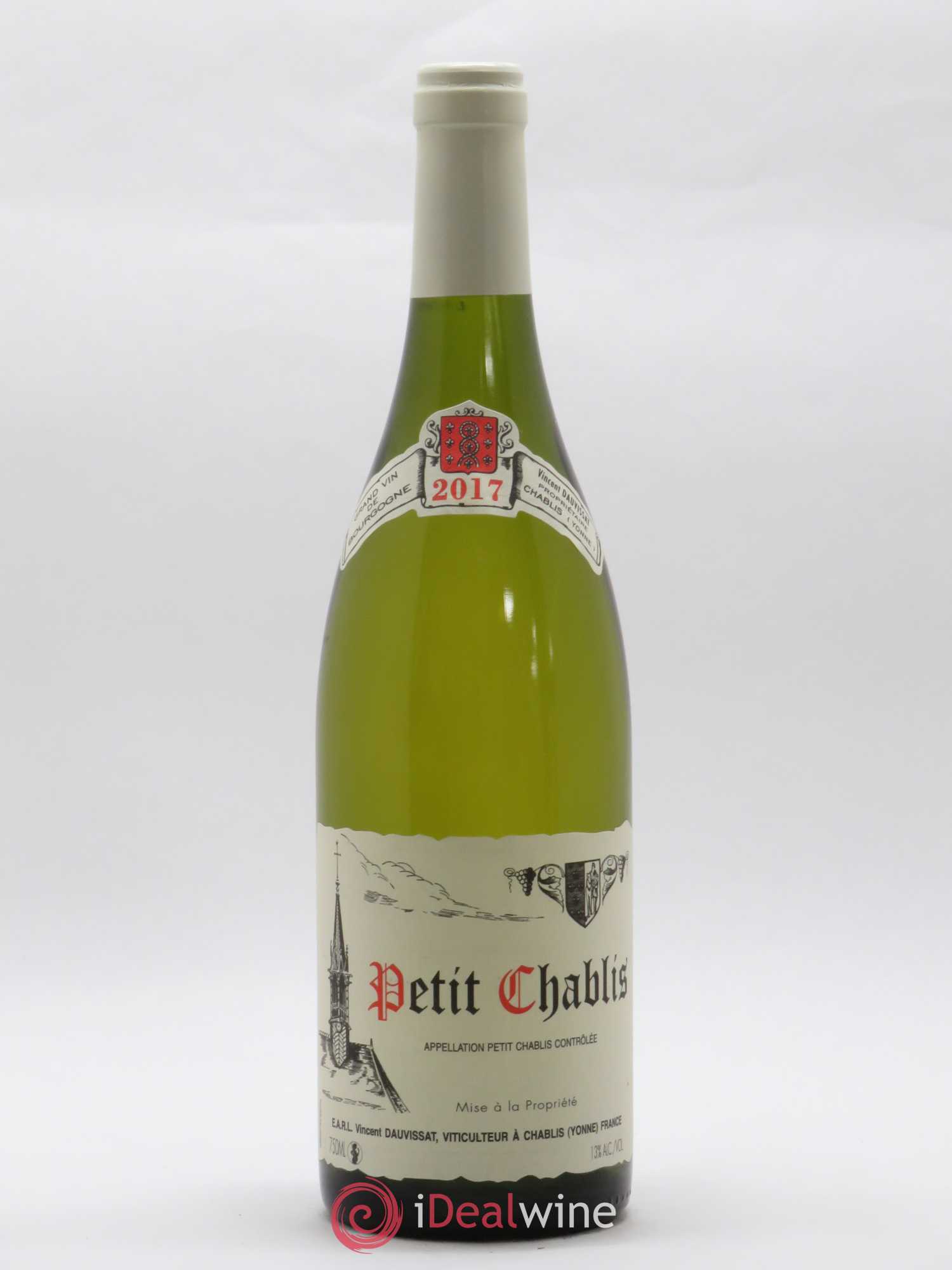 Petit Chablis Vincent Dauvissat (Domaine) 2017 - Lot de 1 bouteille - 0
