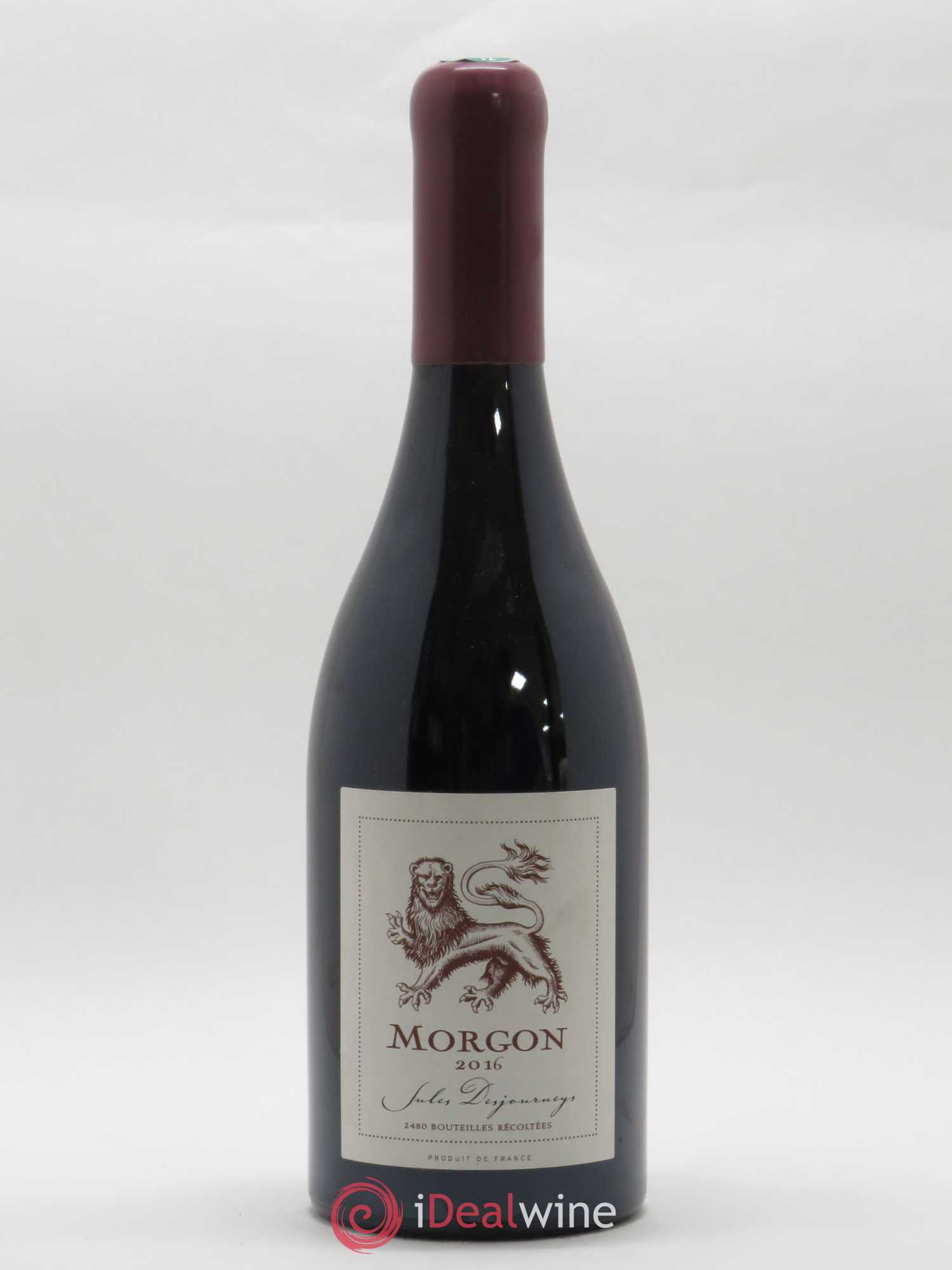 Morgon Jules Desjourneys 2016 - Lot de 1 bouteille - 0