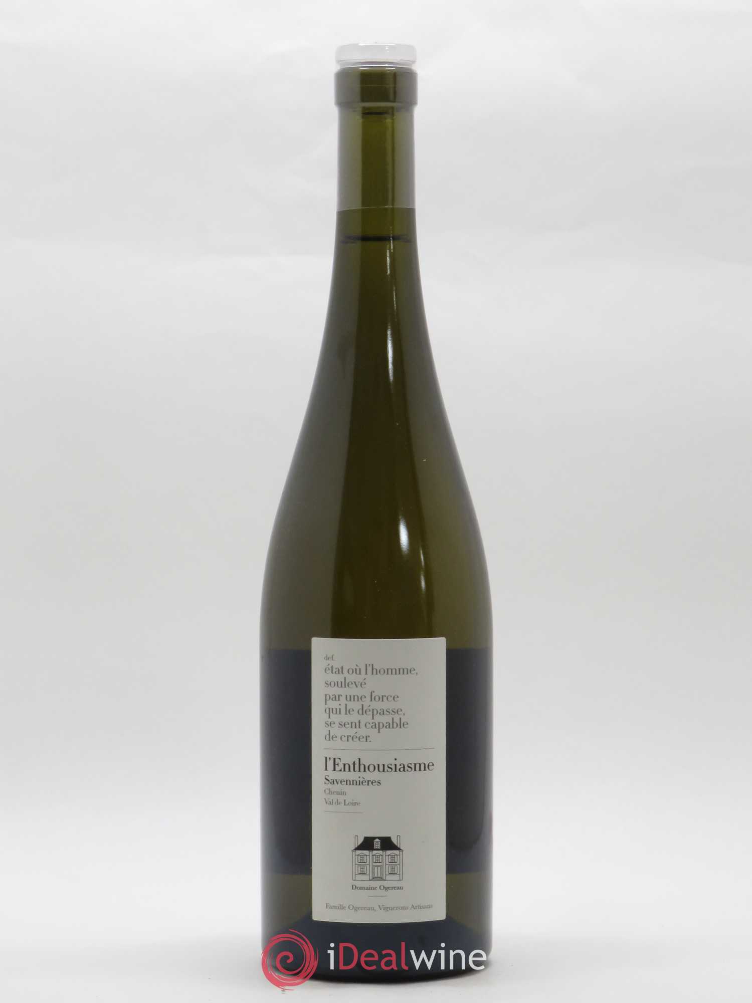 Savennières L'Enthousiasme Ogereau 2018 - Posten von 1 Flasche - 0
