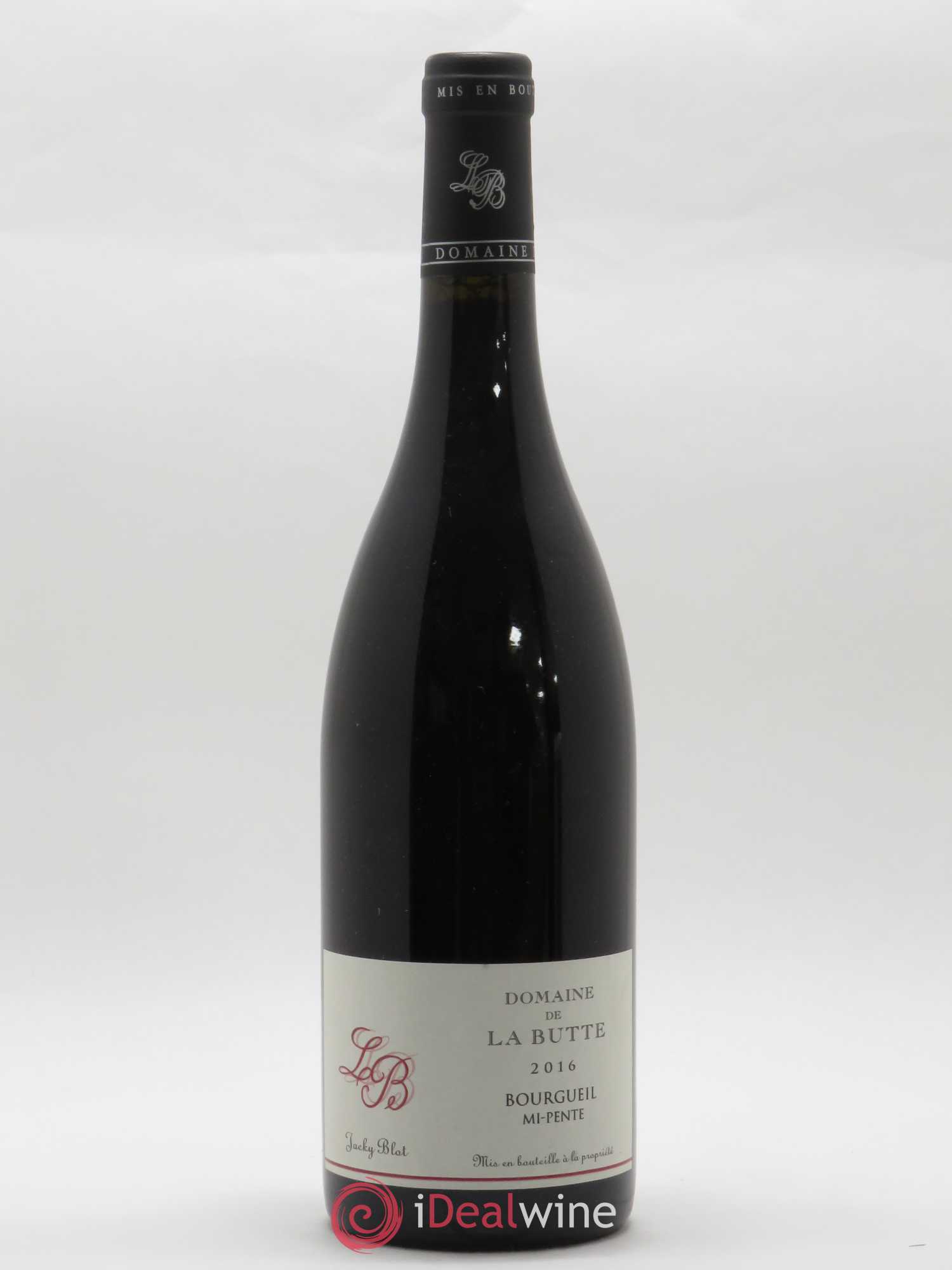 Bourgueil Mi-Pente Domaine de La Butte - Jacky Blot 2016 - Lot de 1 bouteille - 0