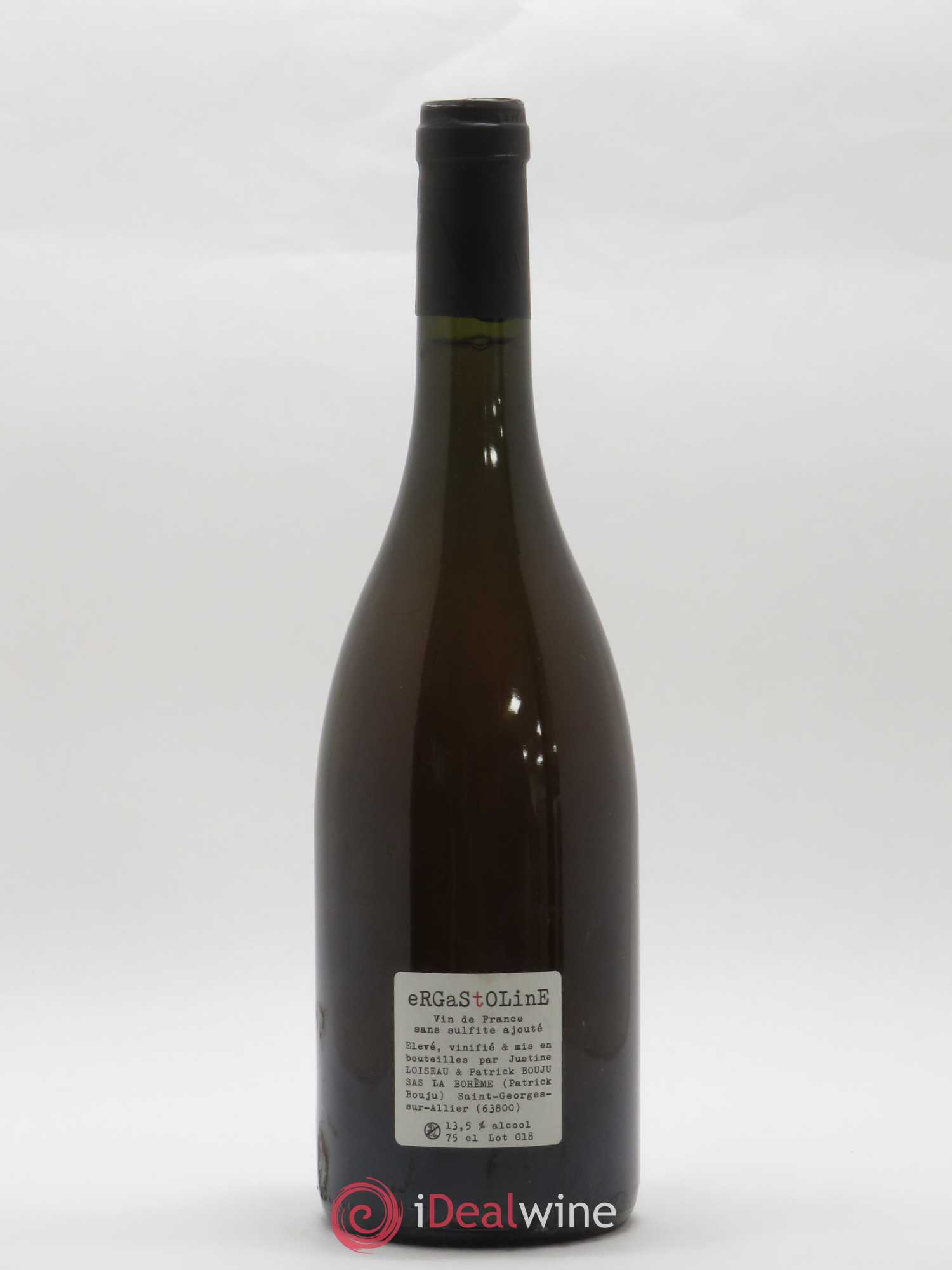 Vin de France Ergastoline Patrick Bouju - La Bohème 2018 - Lot de 1 bouteille - 1