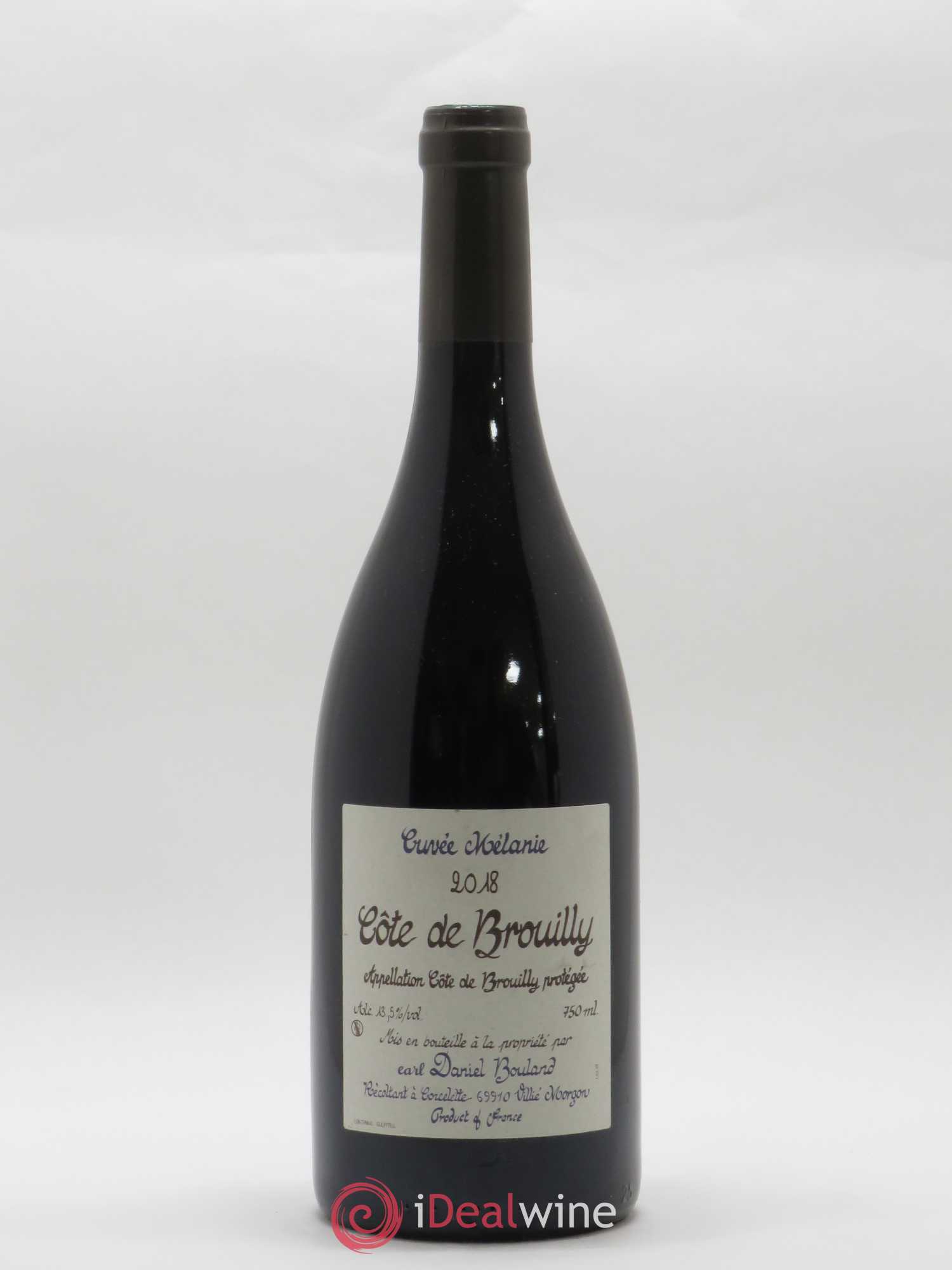 Côte de Brouilly Cuvée Mélanie Daniel Bouland (Domaine) 2018 - Lot de 1 bouteille - 0