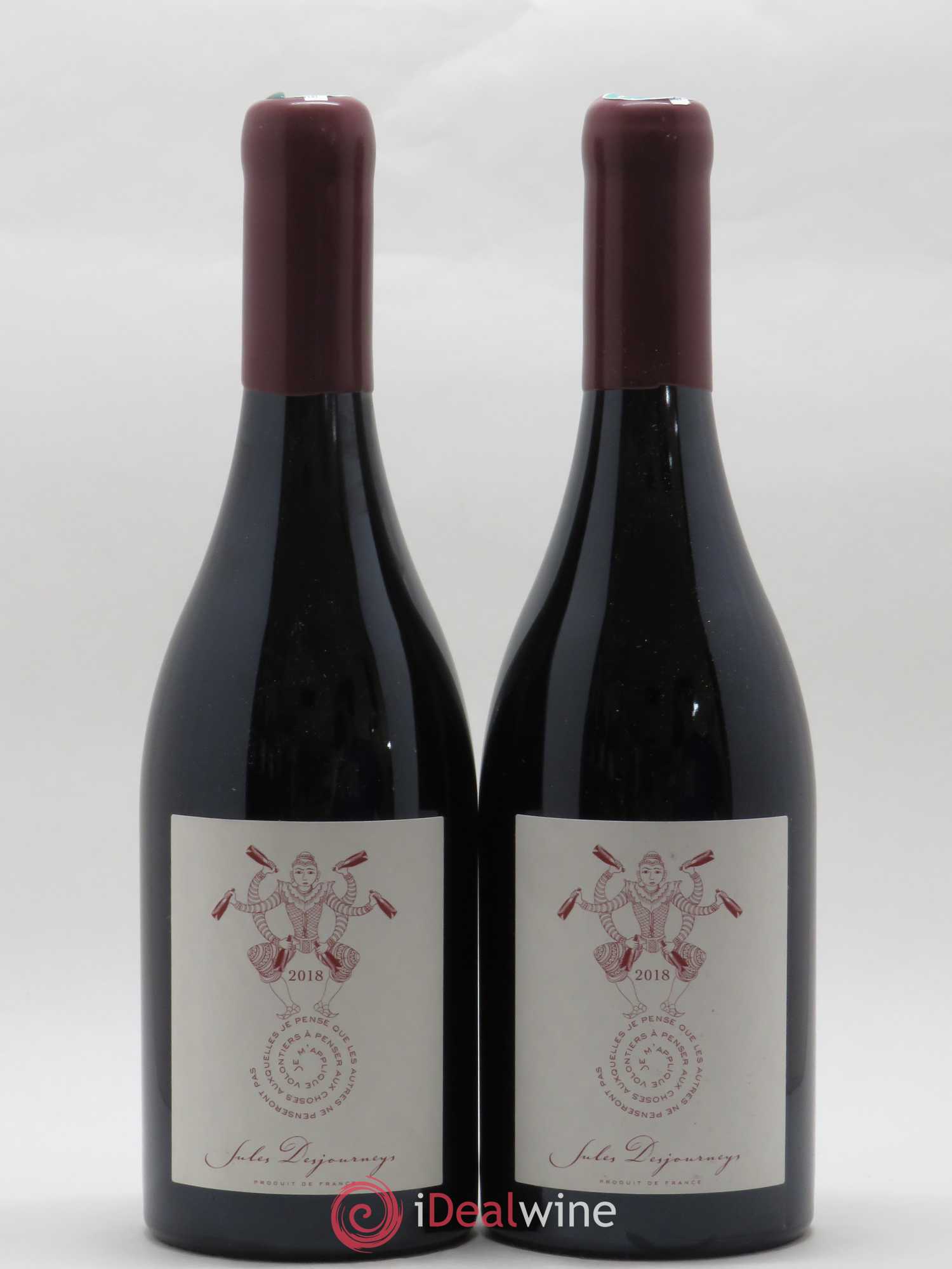 Beaujolais Jules Desjourneys 2018 - Posten von 2 Flaschen - 0