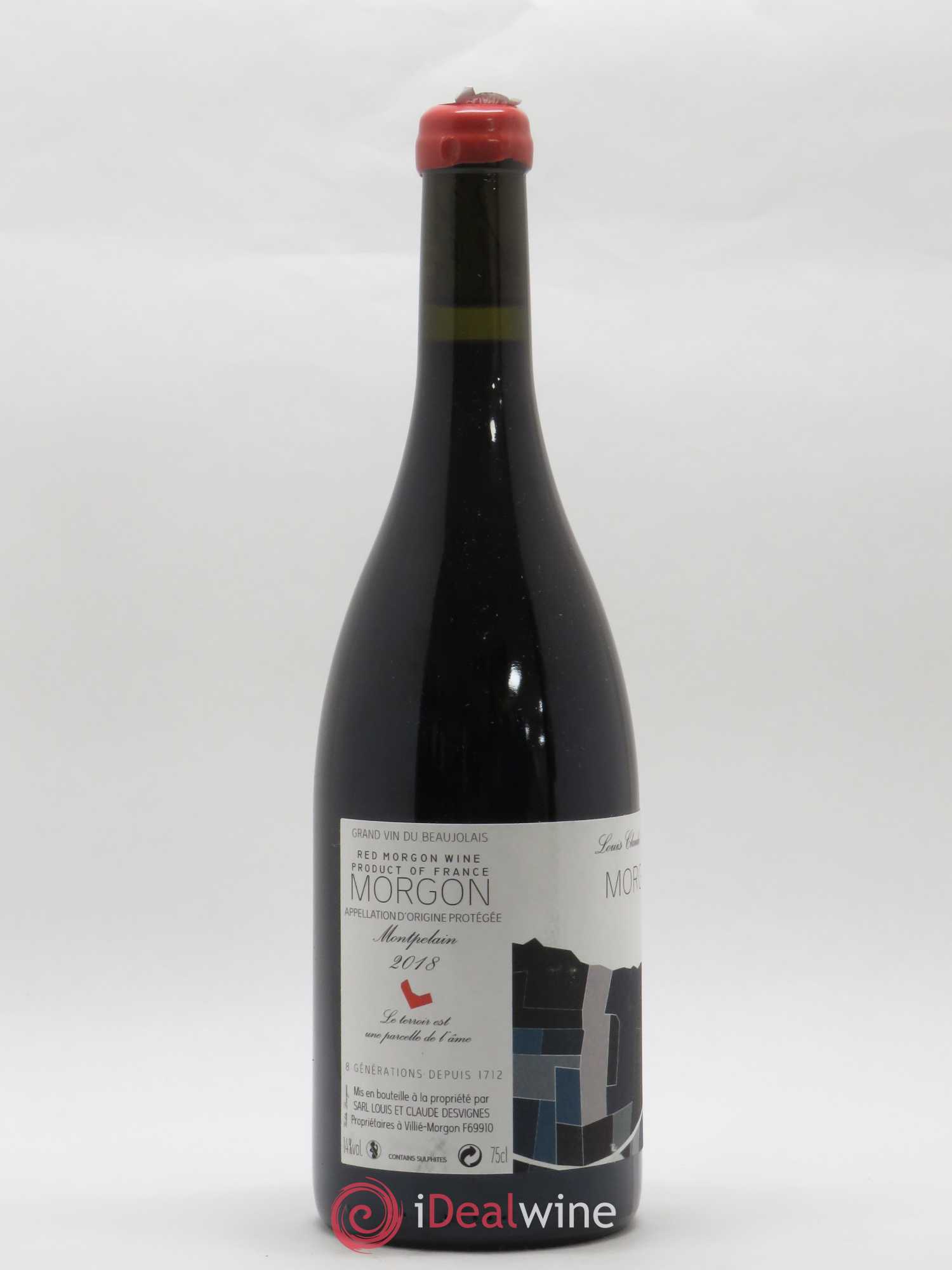 Morgon Montpelain Louis-Claude Desvignes 2018 - Lot de 1 bouteille - 1