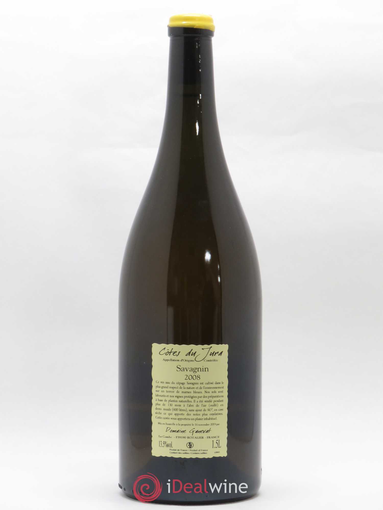 Côtes du Jura Les Vignes de mon Père Jean-François Ganevat (Domaine) 2008 - Lot de 1 magnum - 1