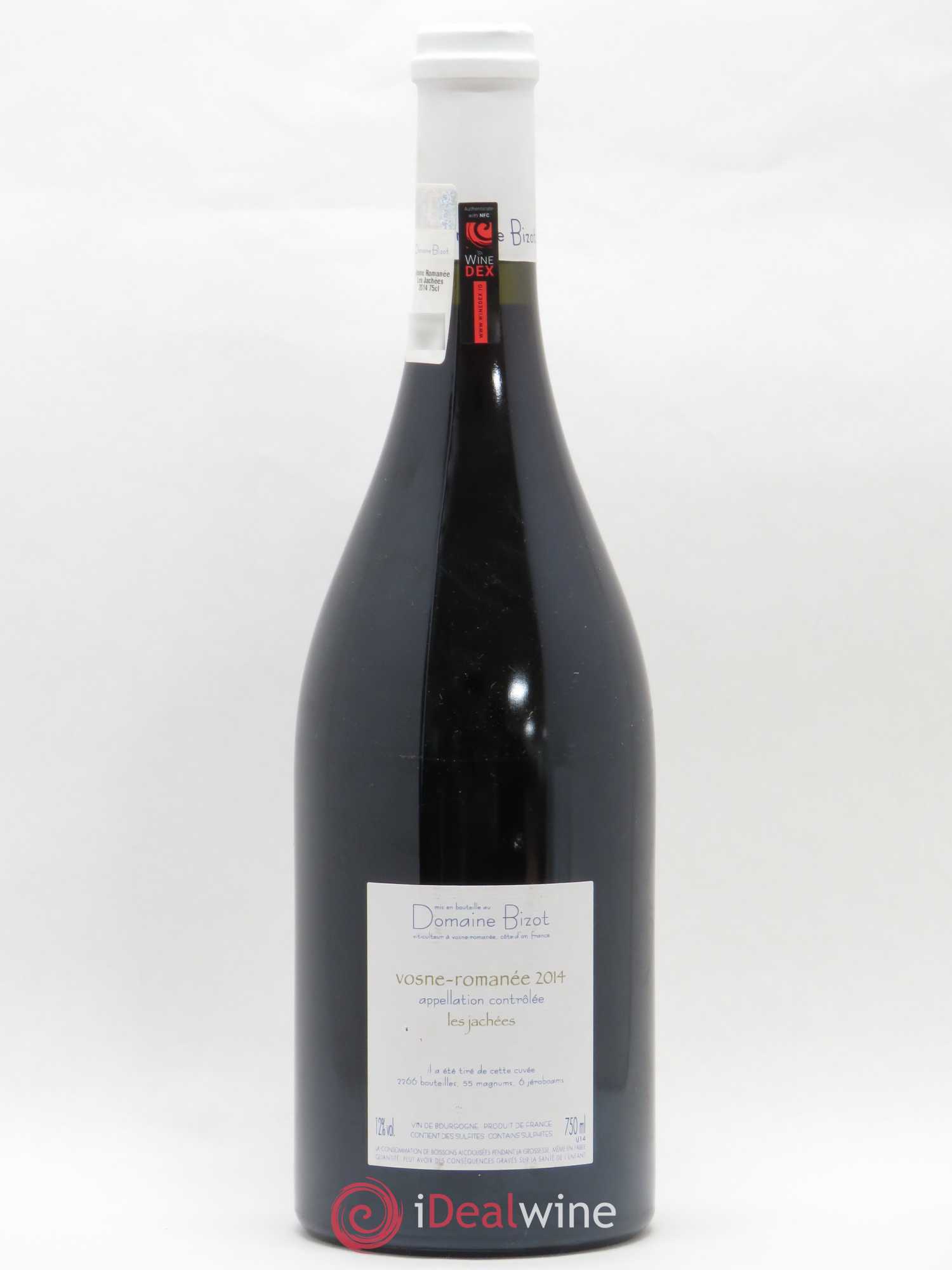 Vosne-Romanée Les Jachées Bizot (Domaine) 2014 - Lot de 1 bouteille - 1
