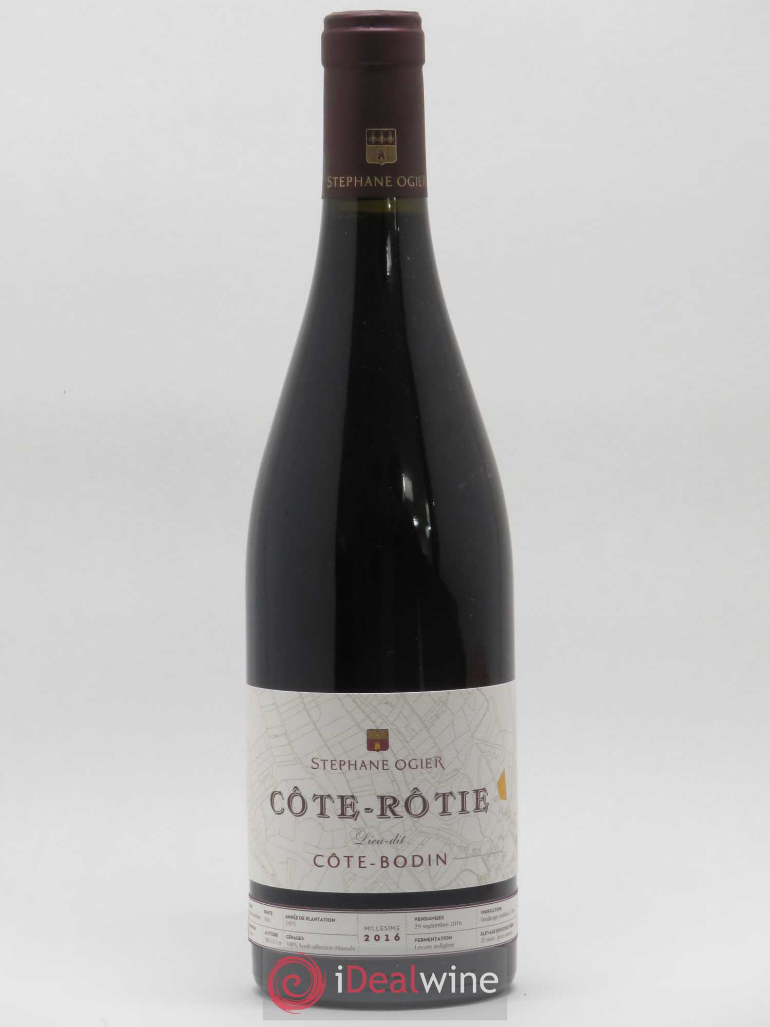 Côte-Rôtie Côte Bodin Stephane Ogier 2016 - Posten von 1 Flasche - 0