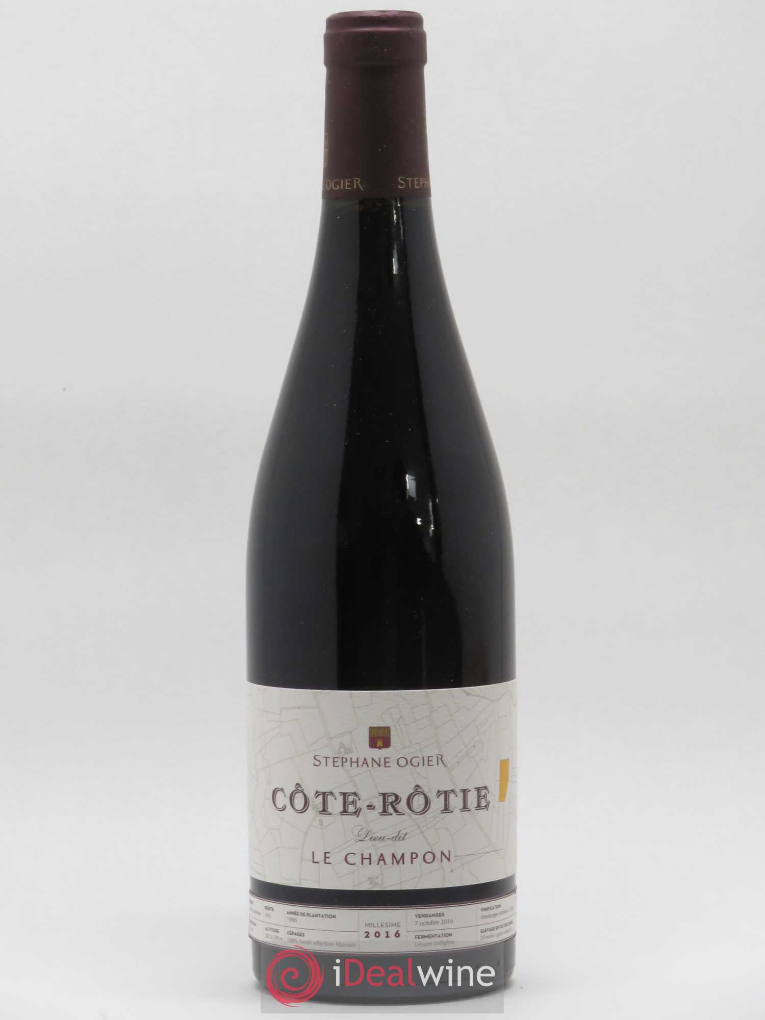 Côte-Rôtie Le Champon Stephane Ogier 2016 - Posten von 1 Flasche - 0