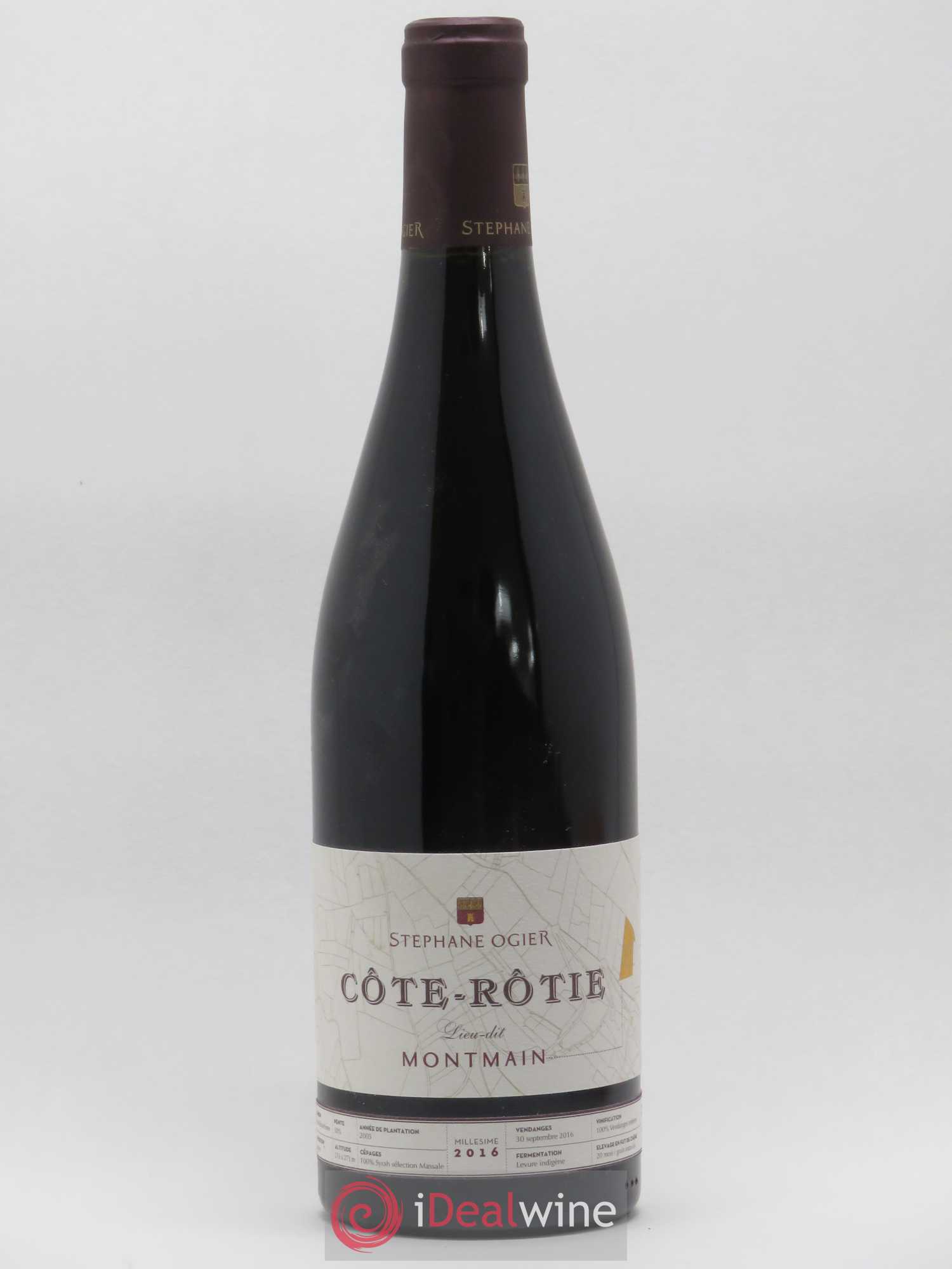 Côte-Rôtie Montmain Stephane Ogier 2016 - Posten von 1 Flasche - 0