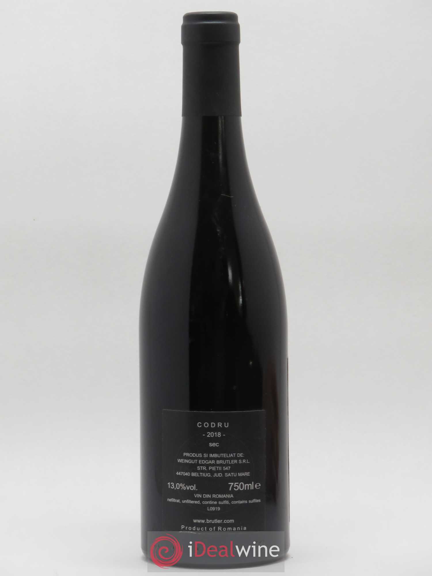 Vins Etrangers Roumanie Codru Edgar Brutler 2018 - Lot de 1 bouteille - 1