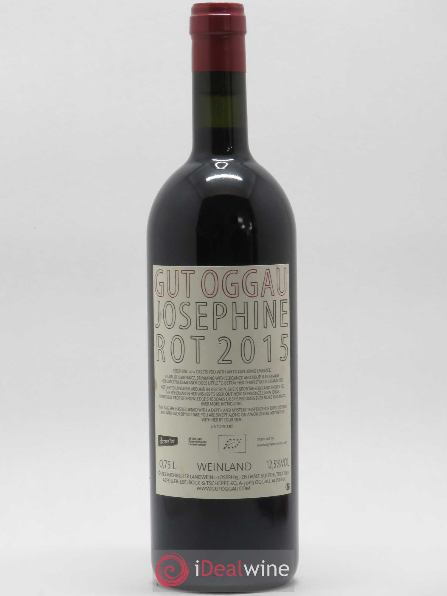 Autriche Burgenland Joséphine Gut Oggau 2015 - Posten von 1 Flasche - 1