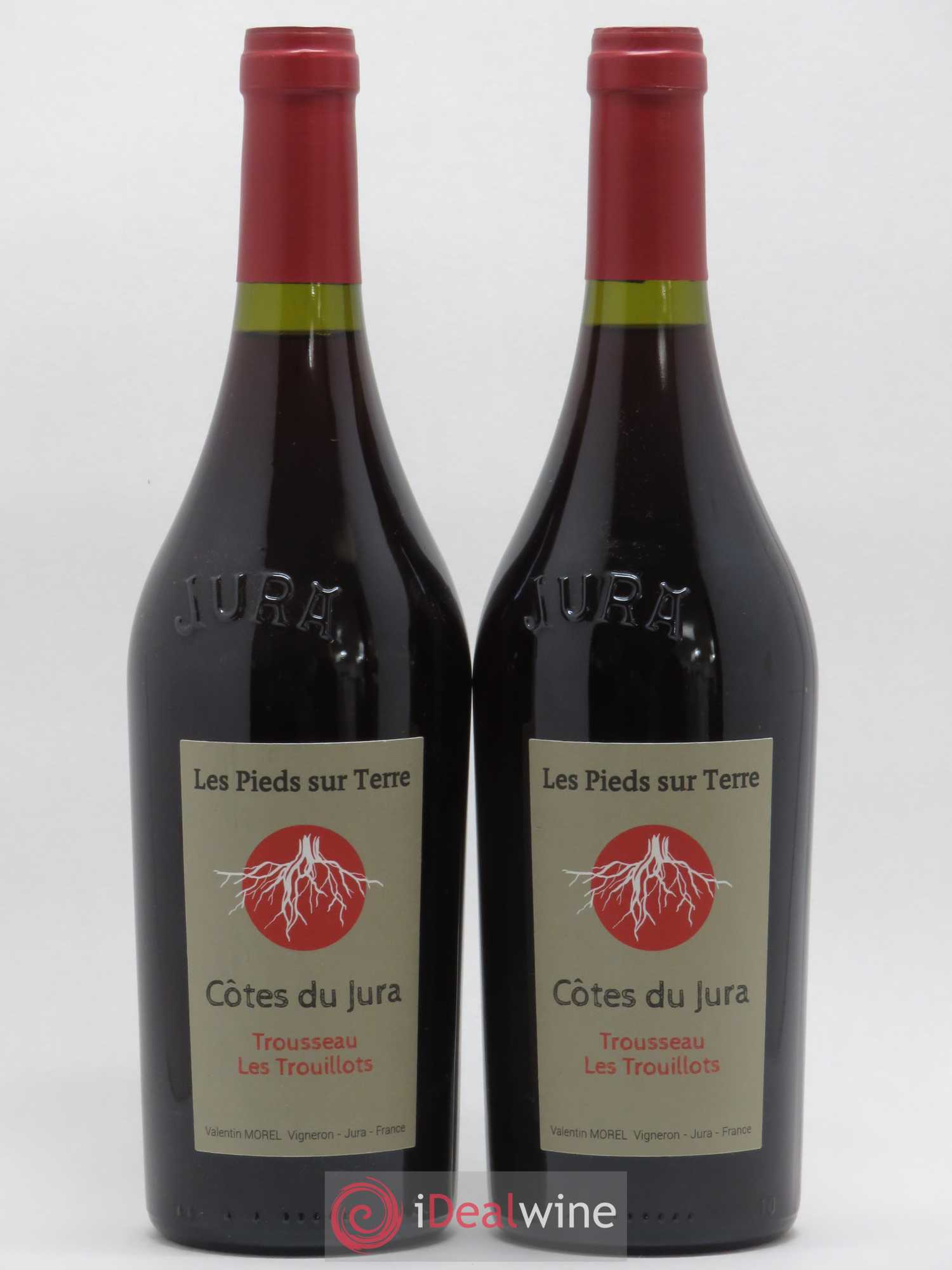 Côtes du Jura Les Trouillots Trousseau Morel Les Pieds sur terre 2019 - Posten von 2 Flaschen - 0