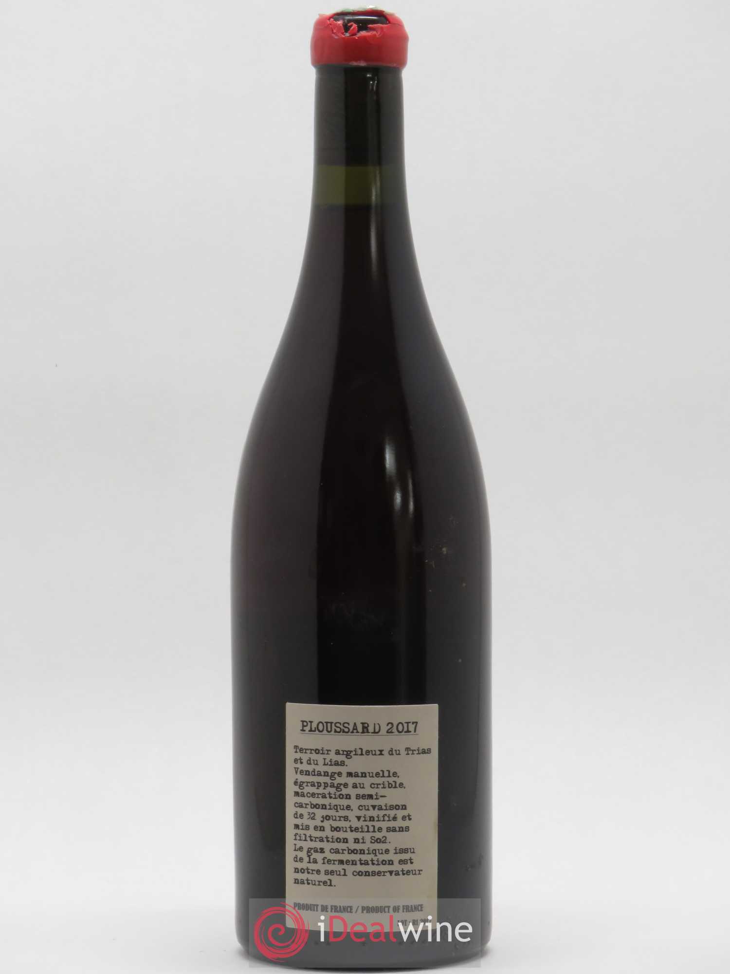 Arbois Ploussard Adeline Houillon & Renaud Bruyère Pupillin 2017 - Lot de 1 bouteille - 1