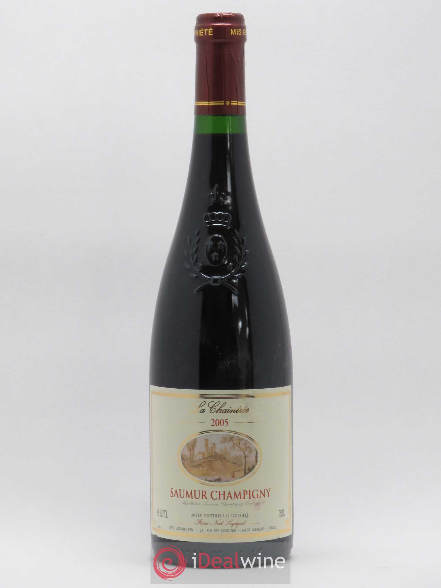 Saumur-Champigny La Chaintrée Clotilde Legrand (anciennement René-Noël Legrand) 2005 - Lot de 1 bouteille - 0