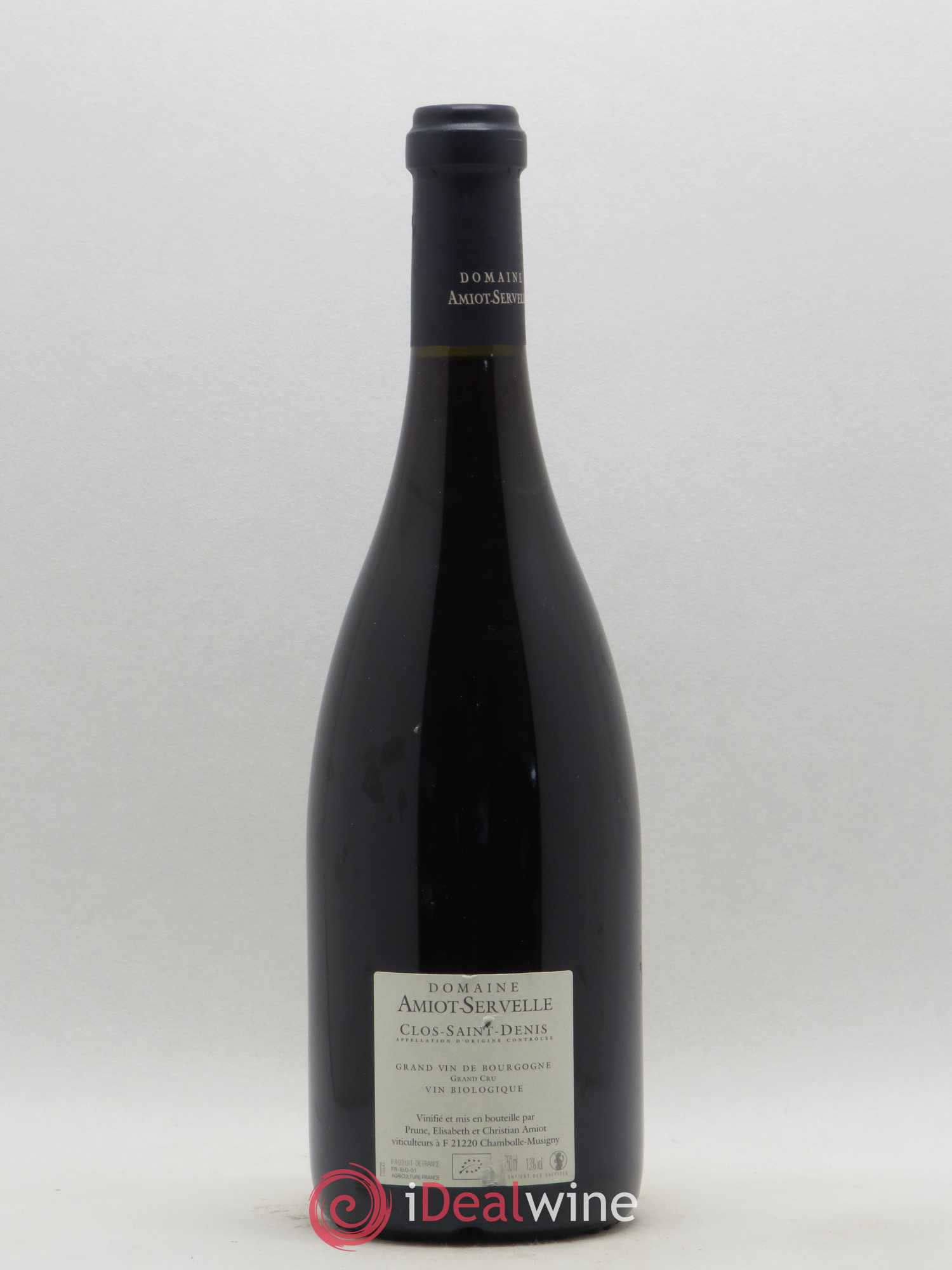 Clos Saint-Denis Grand Cru Amiot-Servelle 2014 - Lot de 1 bouteille - 1