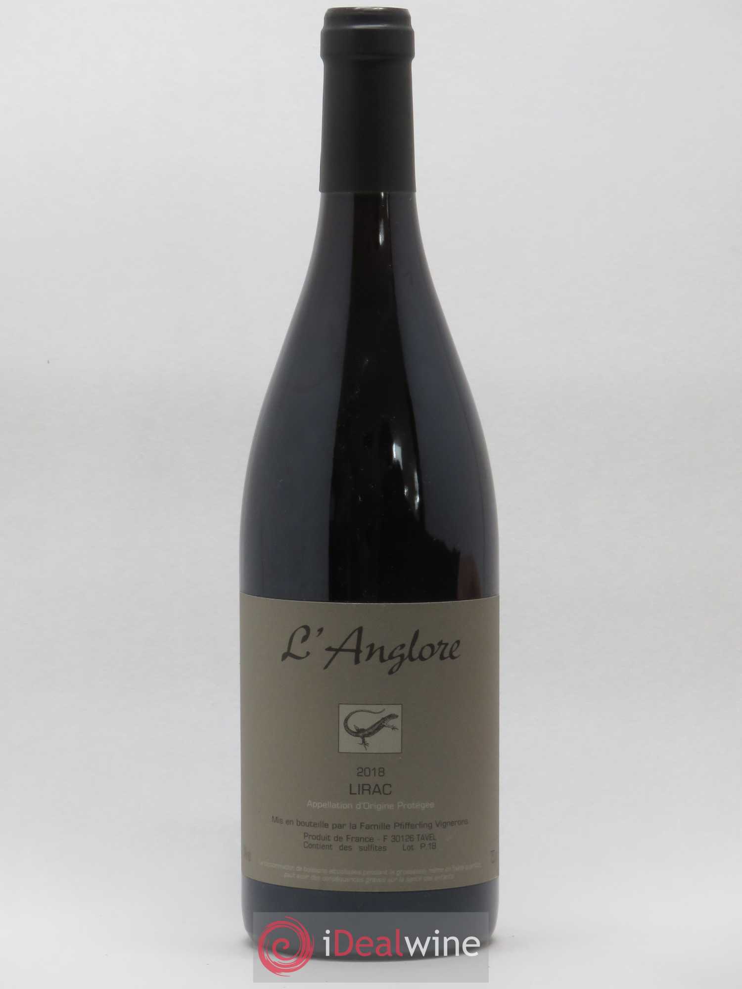 Lirac L'Anglore 2018 - Lot de 1 bouteille - 0