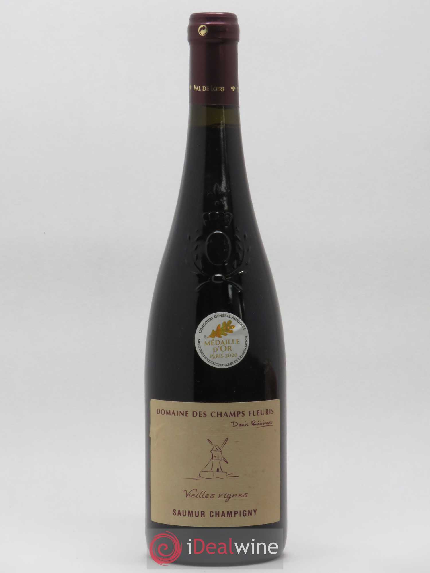 Saumur-Champigny Vieilles Vignes Domaine Des Champs Fleuris 2019 - Posten von 1 Flasche - 0